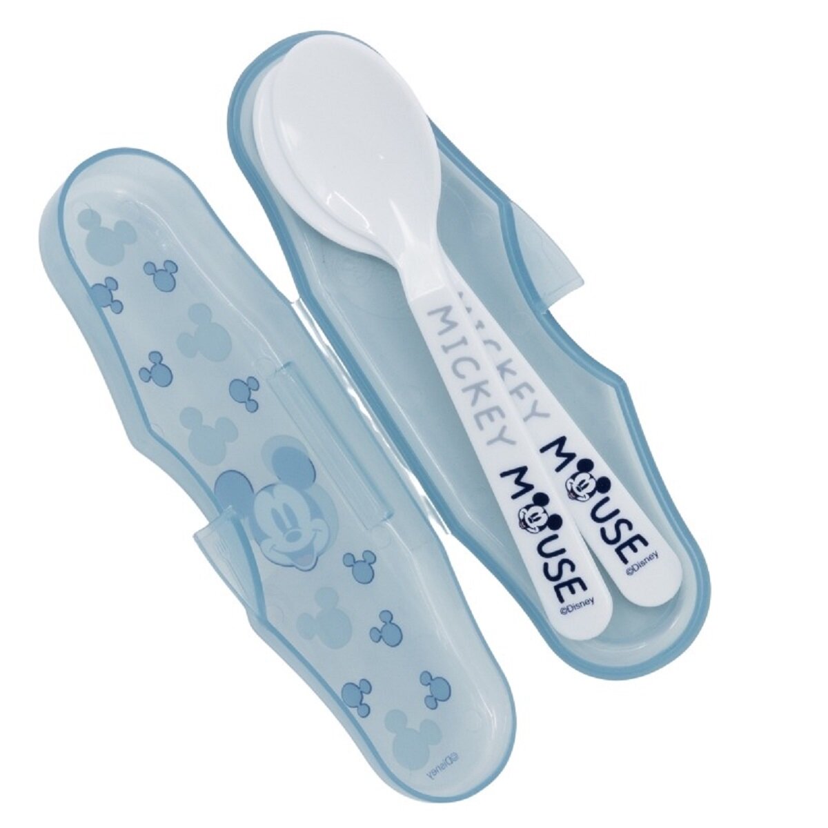 Disney Mickey Mouse Kinderlöffel Set 2-teilig im Reiseetui