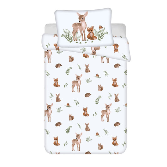 Weiche Kinderbettwäsche aus Baumwolle – 100x135 cm Bettbezug & 40x60 cm Kissenbezug