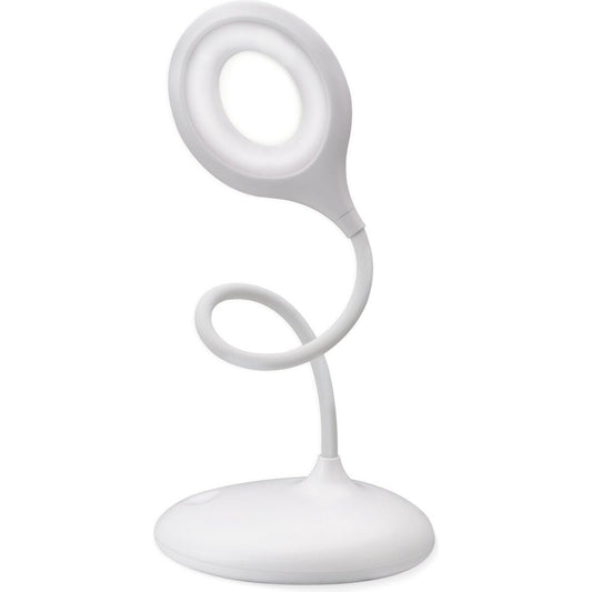 Qware Schreibtischlampe Toronto – LED Lampe Weiß dimmbar & flexibel