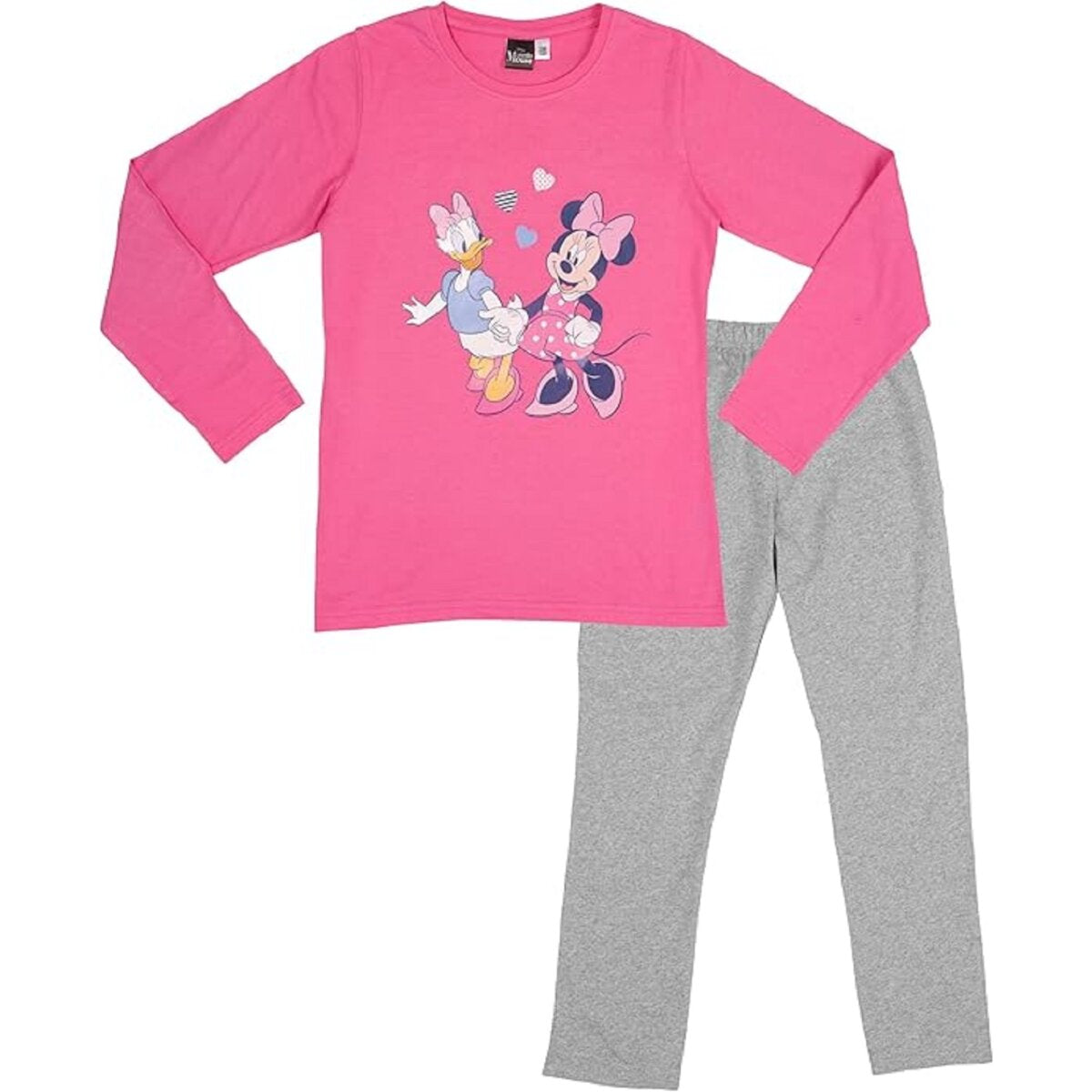 Disney Minnie Mouse Langarm Schlafanzug – Bequemer Pyjama für Mädchen
