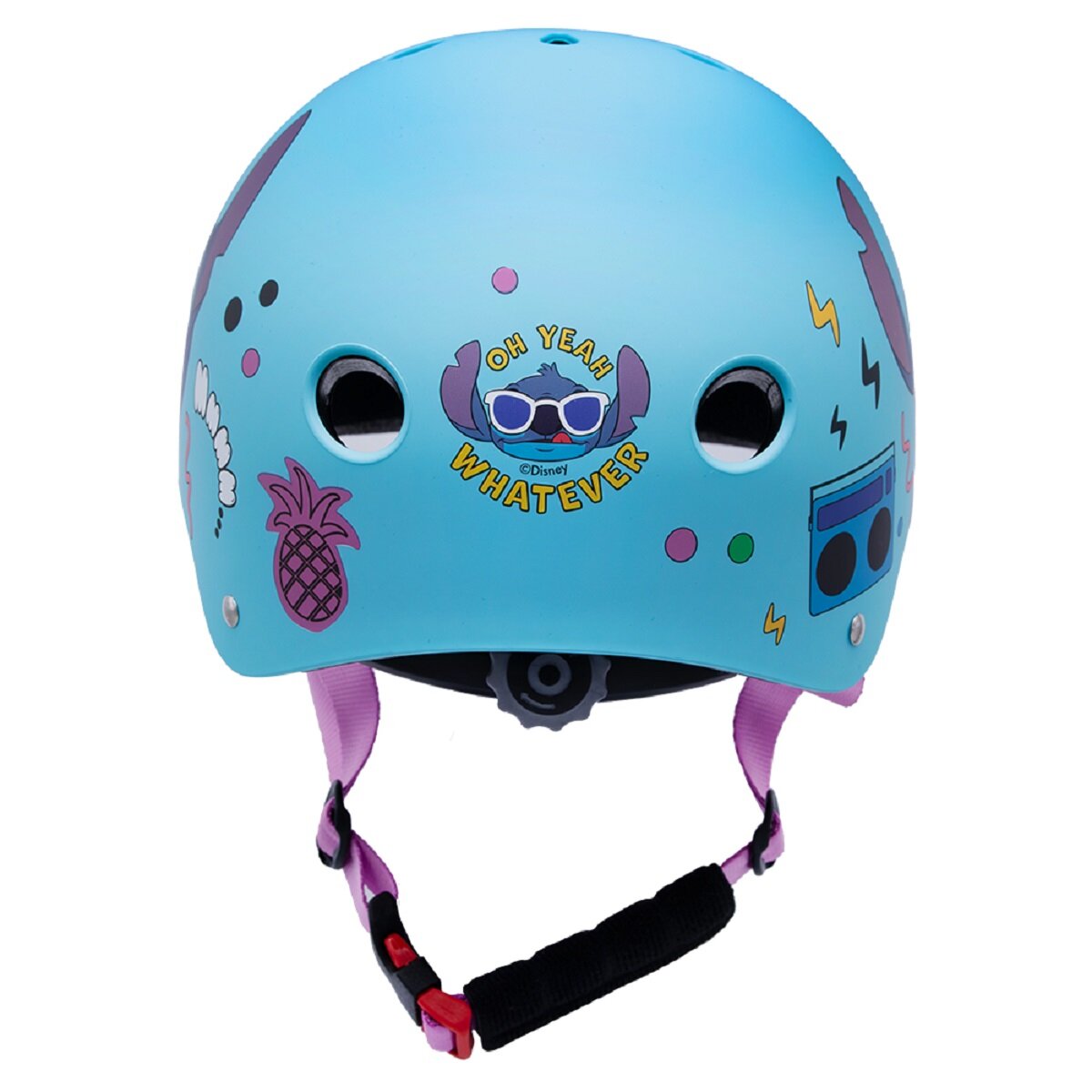 Lilo & Stitch Fahrradhelm Stitch für Kinder – Sicherer Schutz beim Radfahren und Skaten (Größe M)