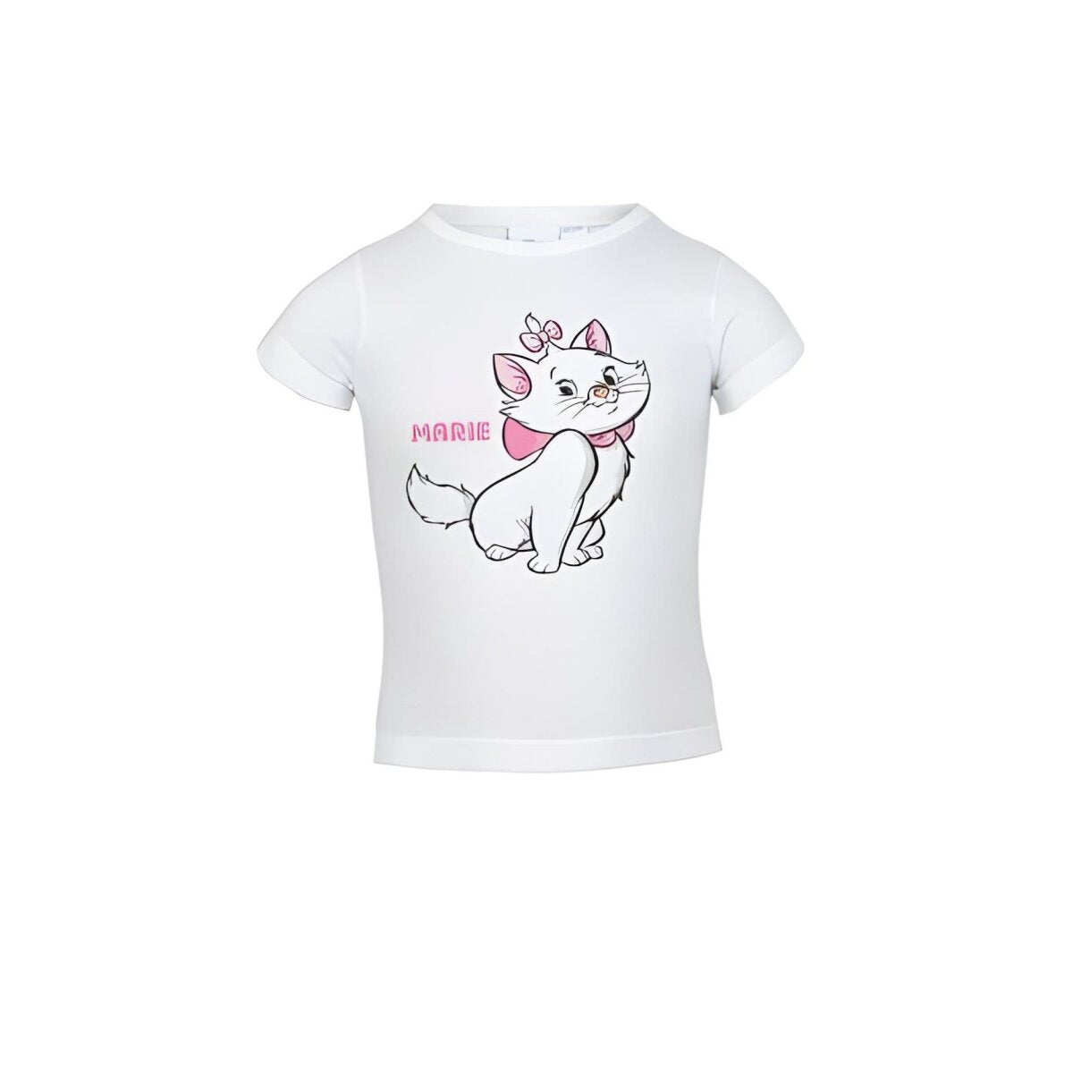 Disney T-Shirt Niedlicher Marie-Druck aus Aristocats 100 % Baumwolle