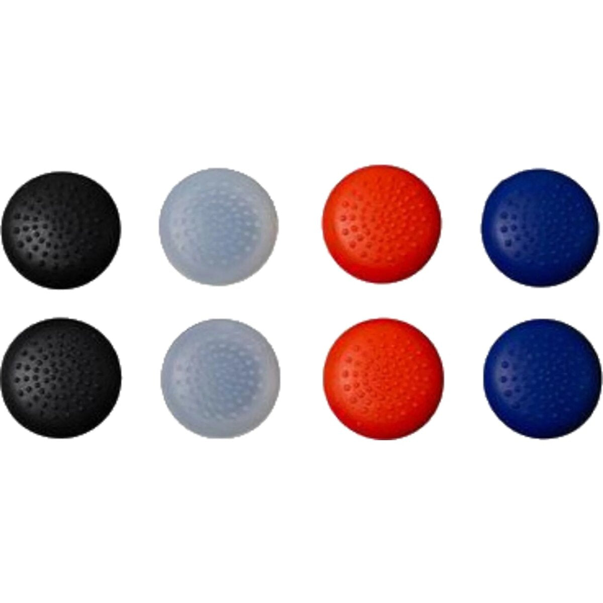 Qware Controller Caps kompatibel mit PS4 – Rutschfeste Thumb Grips in 4 Farben (8er-Set)