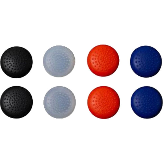 Qware Controller Caps kompatibel mit PS4 – Rutschfeste Thumb Grips in 4 Farben (8er-Set)