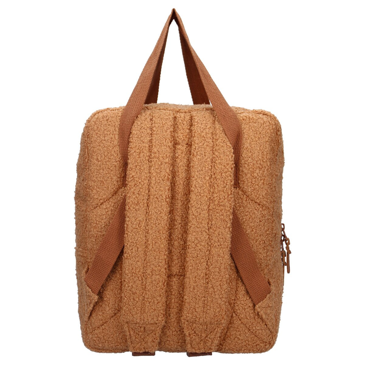 Kidzroom Rucksack – Teddystoff Kinderrucksack mit Fronttasche