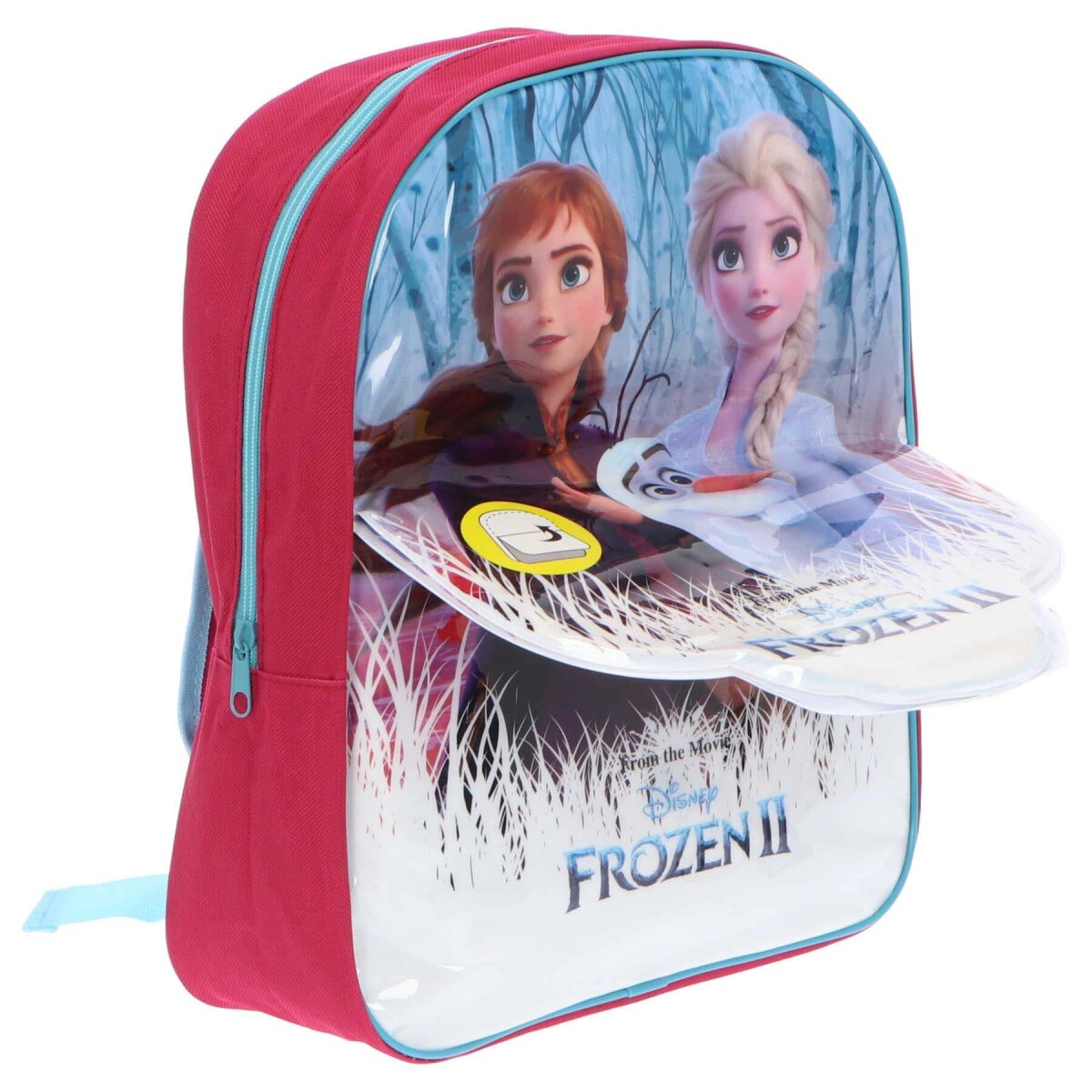 Disney Frozen Dreifach-Panel-Rucksack Schultasche mit drei Fächern
