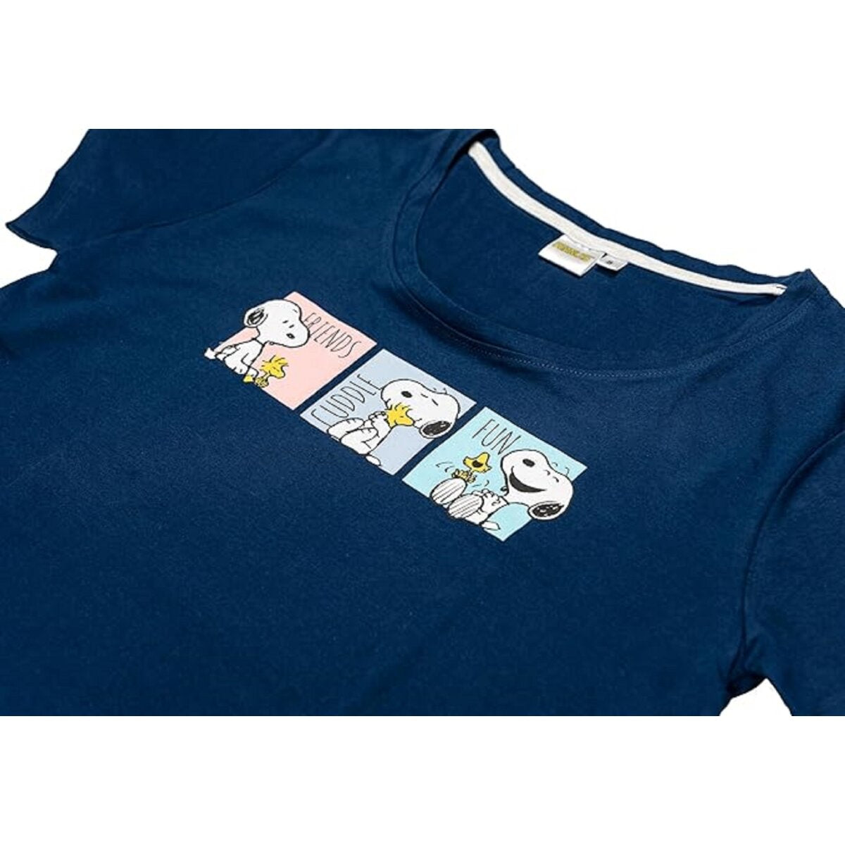 Snoopy Pyjama Set Damen Baumwolle Ärmellos mit Tanktop und Shorts