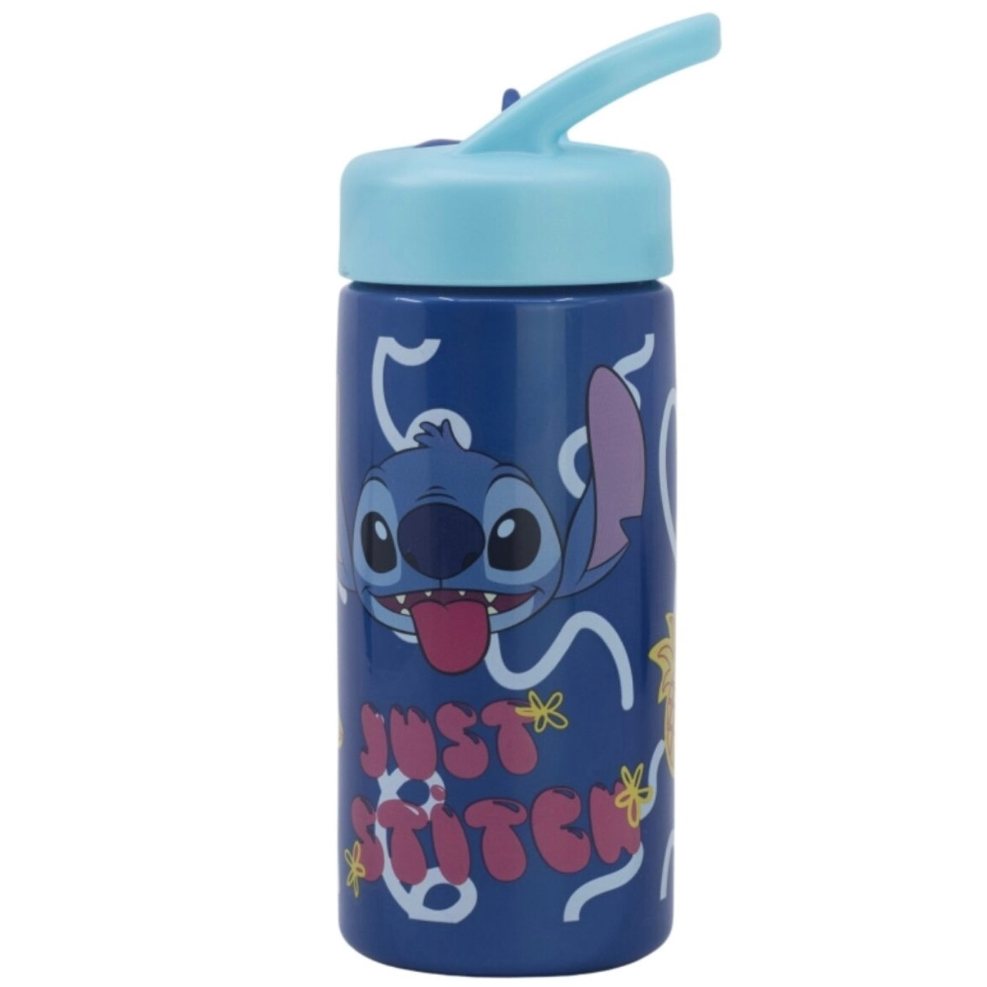 Disney Stitch Trinkflasche – Praktisch, BPA-frei & mit Strohhalm für den Alltag!