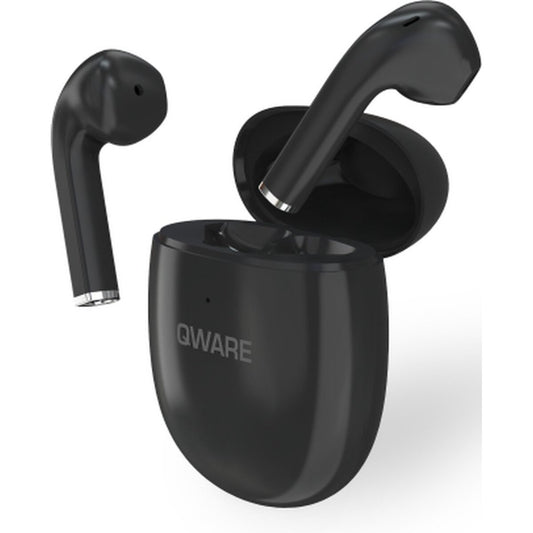 Qware Sound Ohrhörer – Bluetooth 5.0 Wireless Kopfhörer Schwarz Touch Control & Sprachassistent