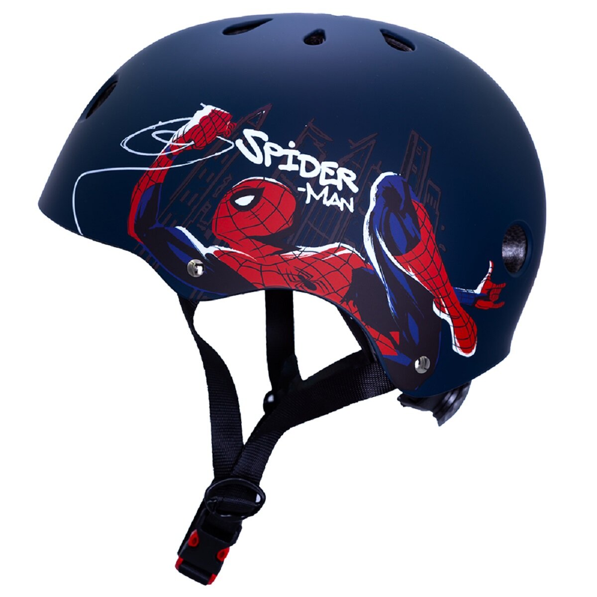 Marvel Spider-Man Sporthelm Leichter Kopfschutz für Kinder 52-56 cm