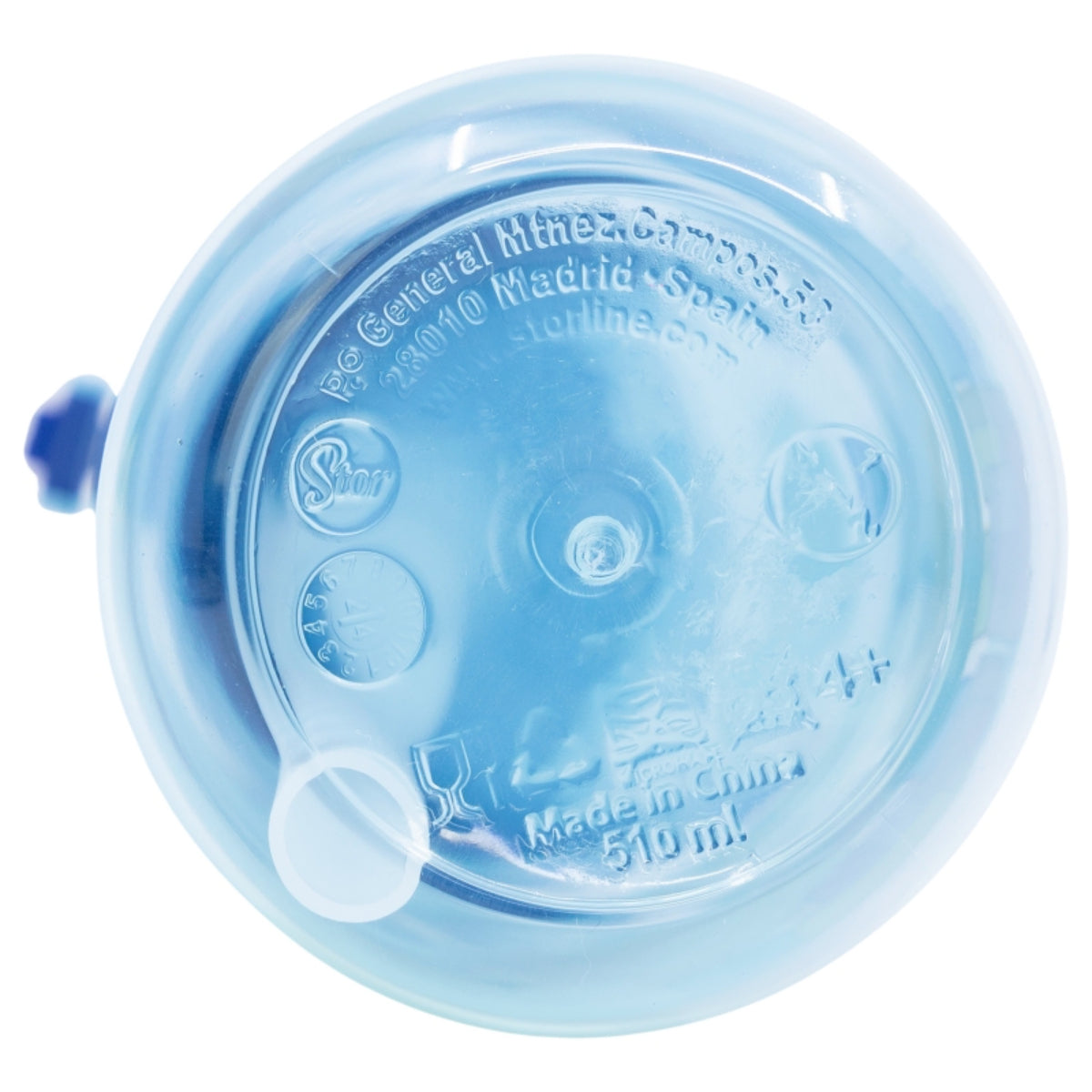 Bluey Wasserflasche 510ml Kinderflasche mit Trinkhalm & Deckel