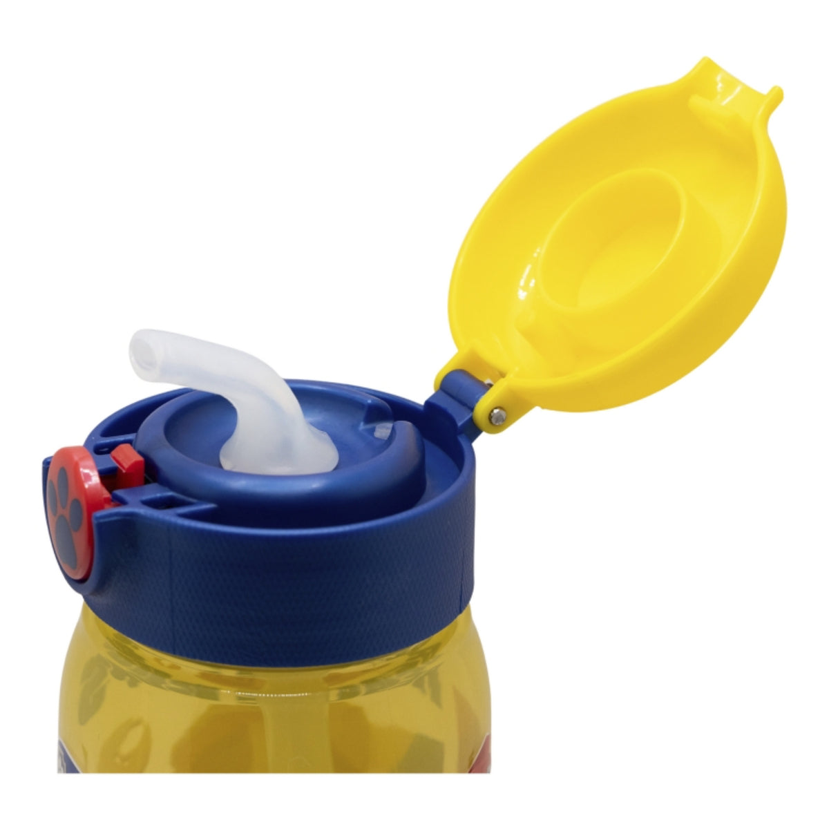 Paw Patrol Wasserflasche 510ml Kinderflasche mit Trinkhalm & Deckel