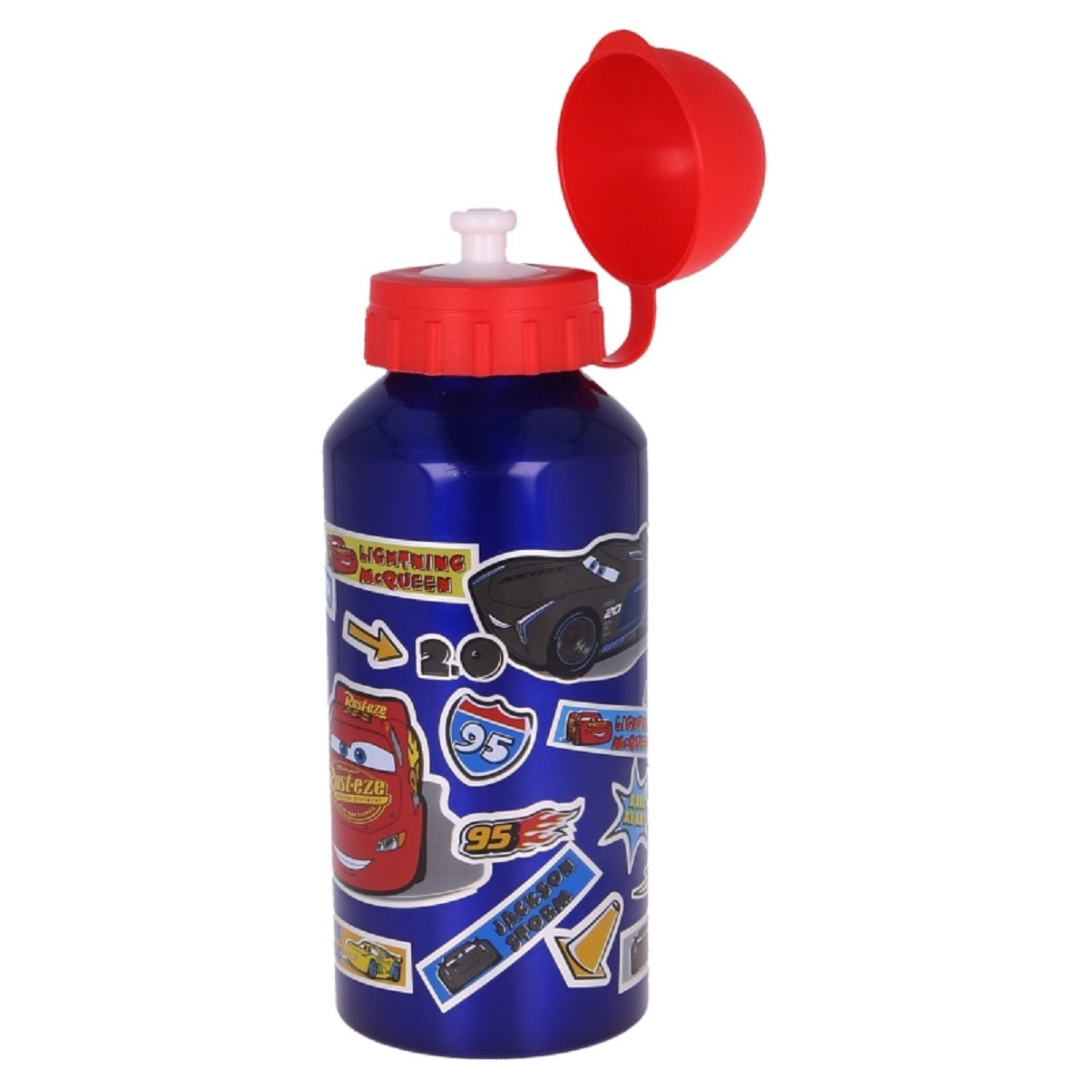 Disney Cars Aluminium Flasche 400 ml – Robuste Kinder Trinkflasche
