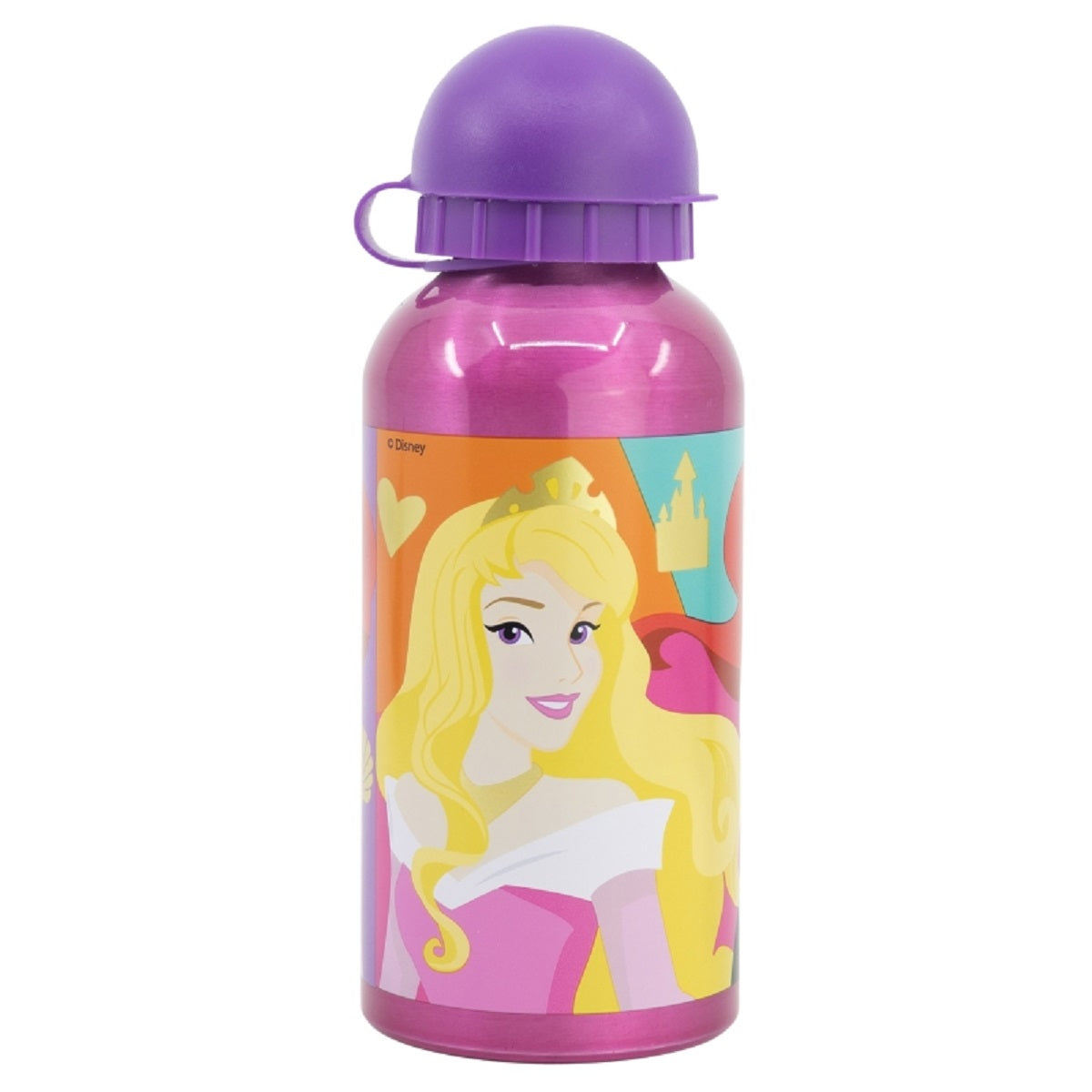 Disney Princess Aluminium Trinkflasche 400 ml – Sicher & Robust
