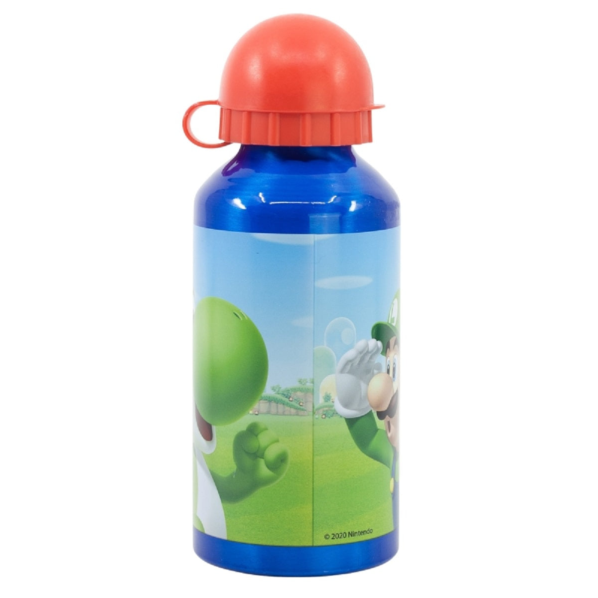 Super Mario Aluminium Flasche 400 ml – Robuste Kinder Trinkflasche