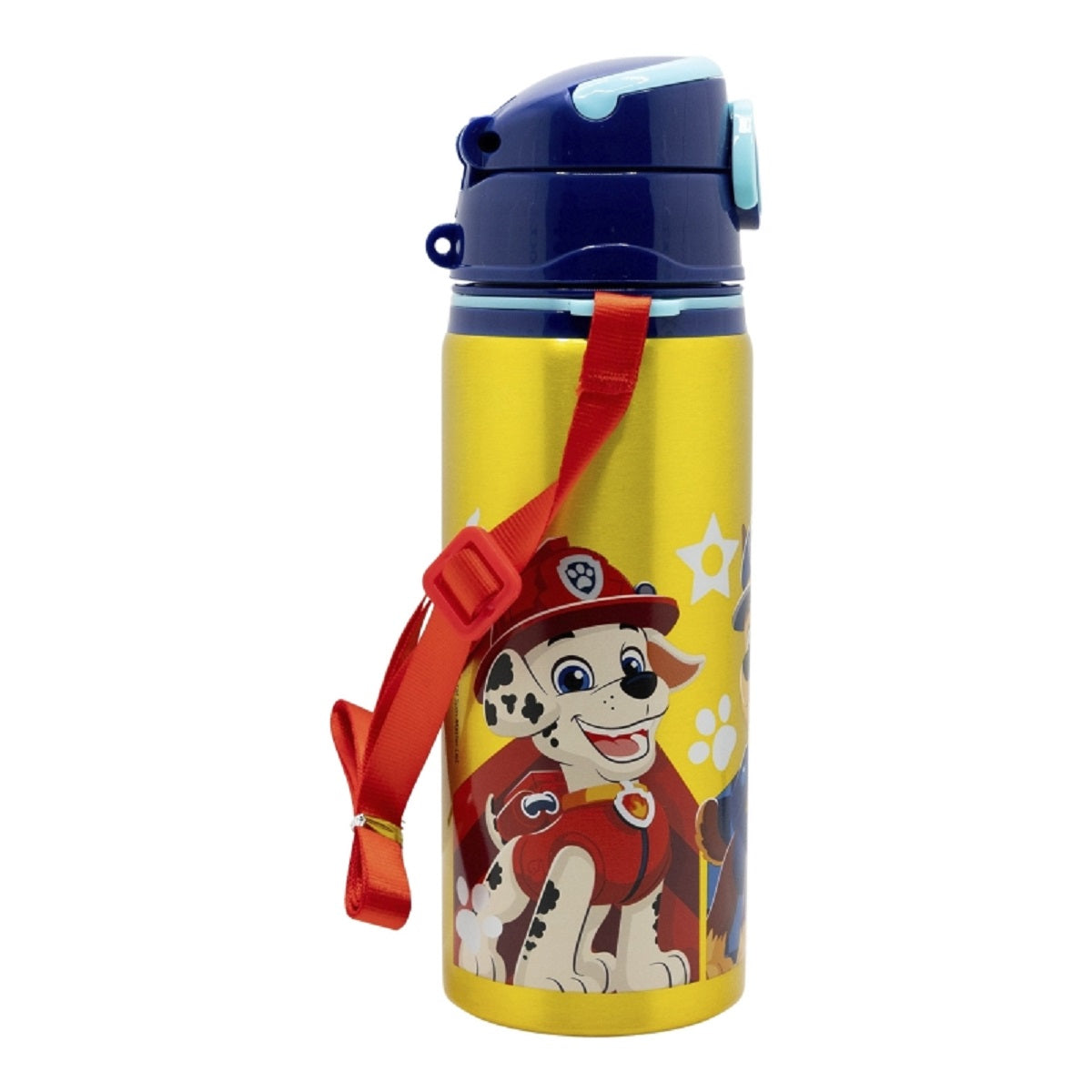 Paw Patrol Aluminium Trinkflasche 730 ml mit Strohhalm & Tragegurt
