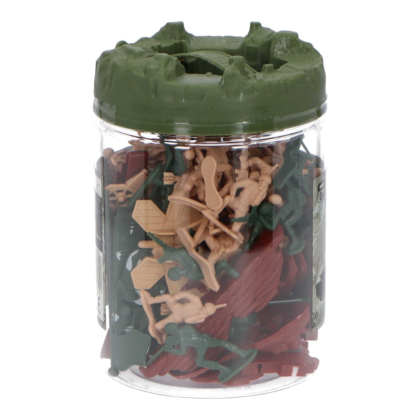 JollyFigures Spielzeugkiste mit Armee-Puppen Figures