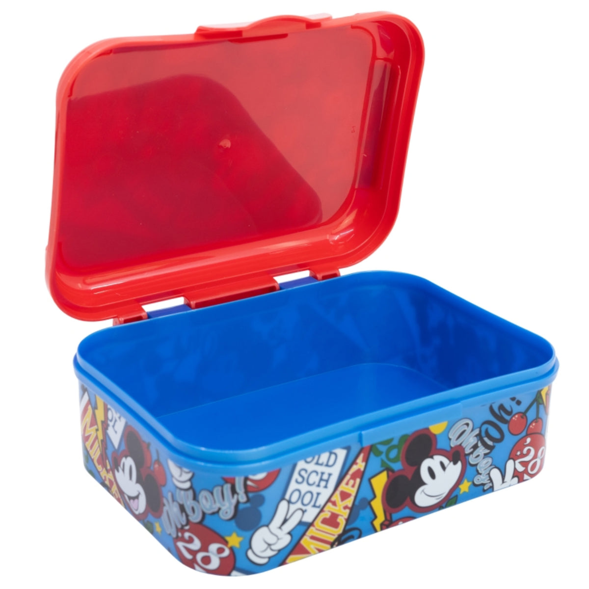 Disney Mickey Mouse Brotdose Kinder Lunchbox mit Deckel – Bruchsicher & Bunt