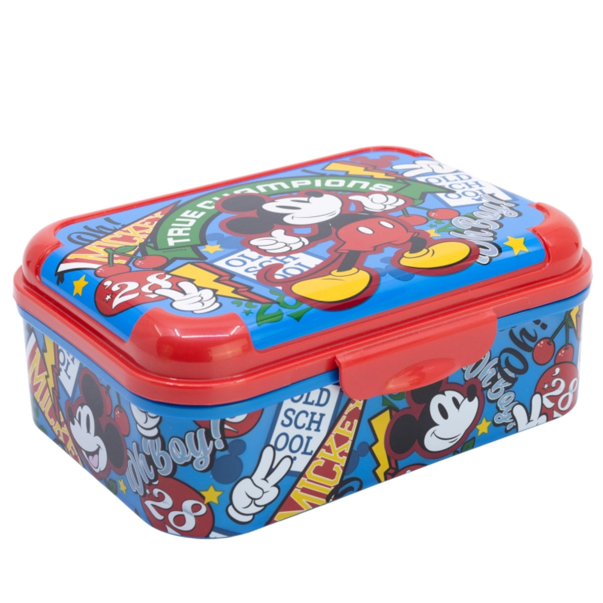 Disney Mickey Mouse Brotdose Kinder Lunchbox mit Deckel – Bruchsicher & Bunt