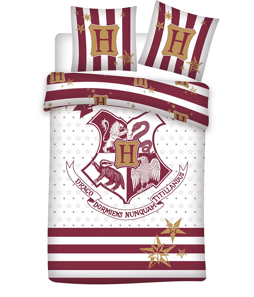 Harry Potter Bettwasche Set 100% Bio-Baumwolle 2x Kissenbezüge