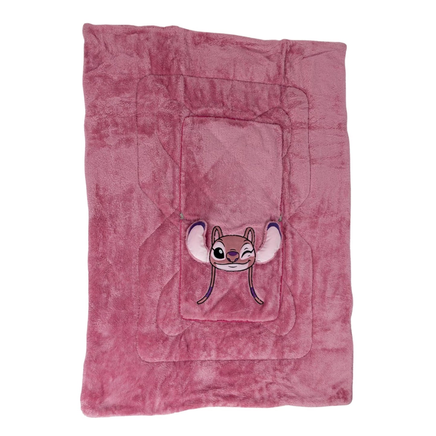 Disney Lilo & Stitch 2-in-1 Kissen und Decke für Kinder 100 × 150 cm