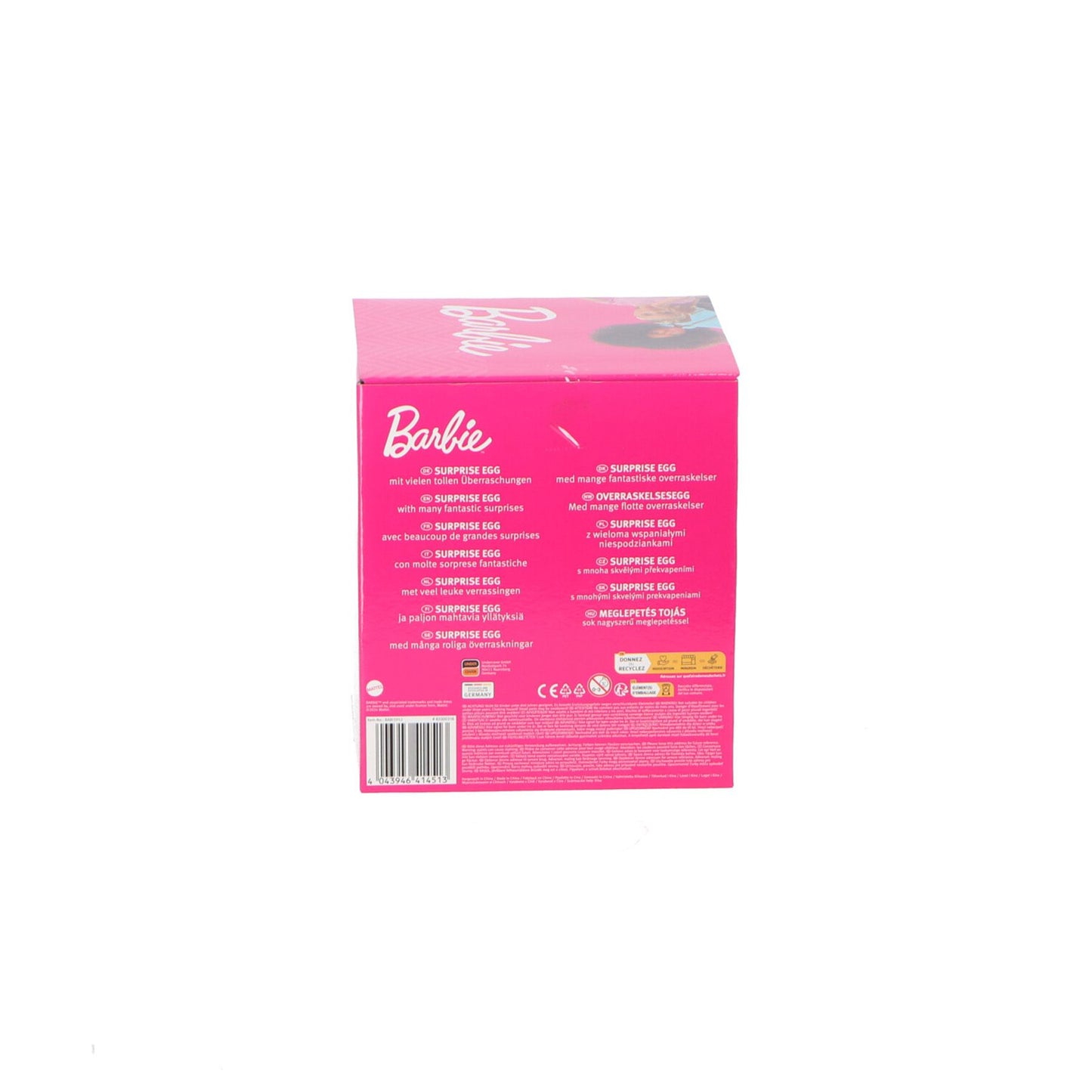 Barbie Überraschungsei mit Buntstiften Mini Malset im Ei Geschenk Spielzeug Überraschung