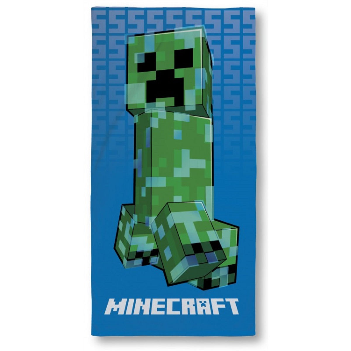 Minecraft Handtuch 70x140 cm Baumwolle weich Badetuch saugfähig Duschtuch