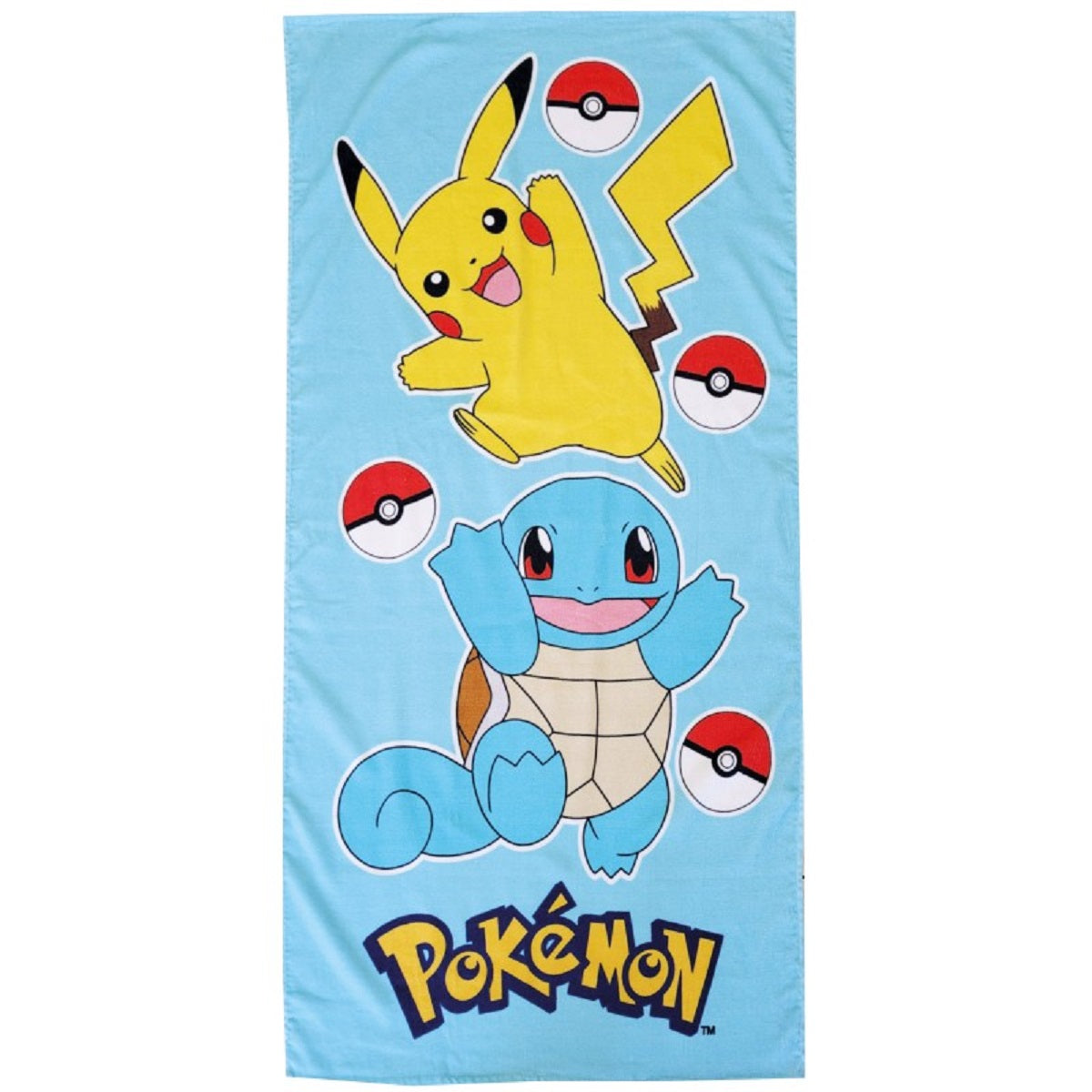 Pokémon Handtuch 70x140 cm Baumwolle weich Badetuch saugfähig Duschtuch