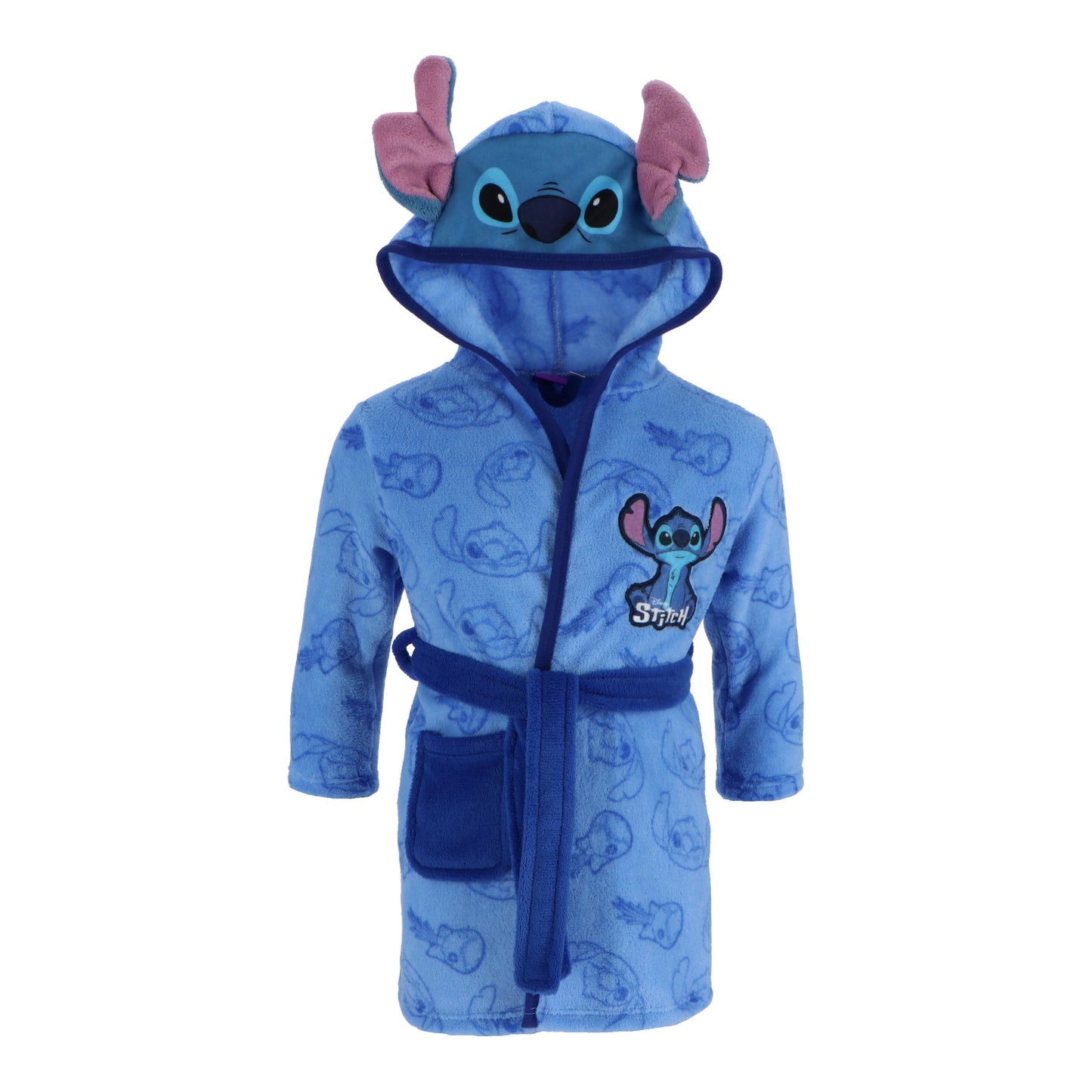 Lilo & Stitch Kinderbademantel Coral Fleece Bademantel für Kinder