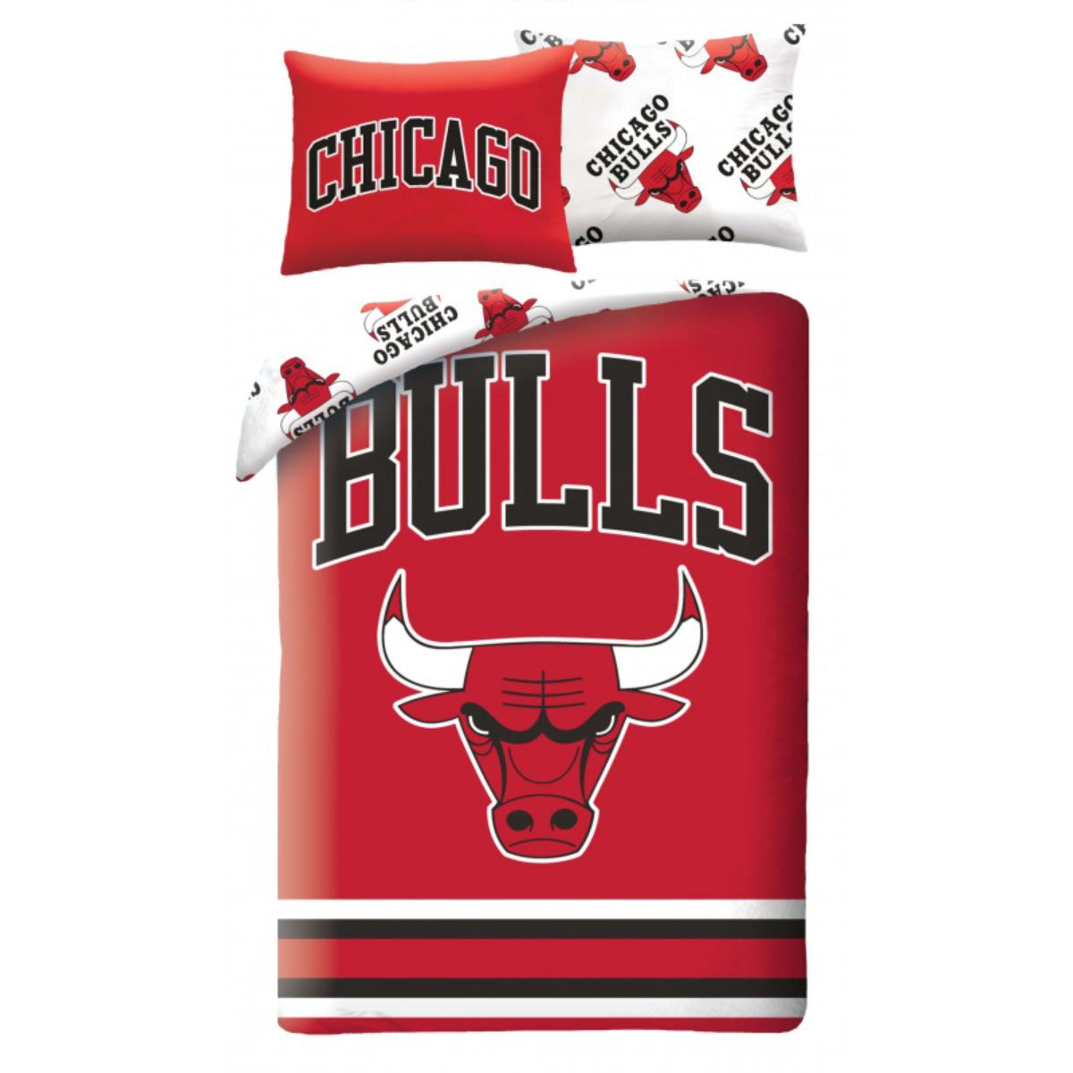 Chicago Bulls Bettwäsche 140 × 200 cm Kissenbezug 70 × 90 cm
