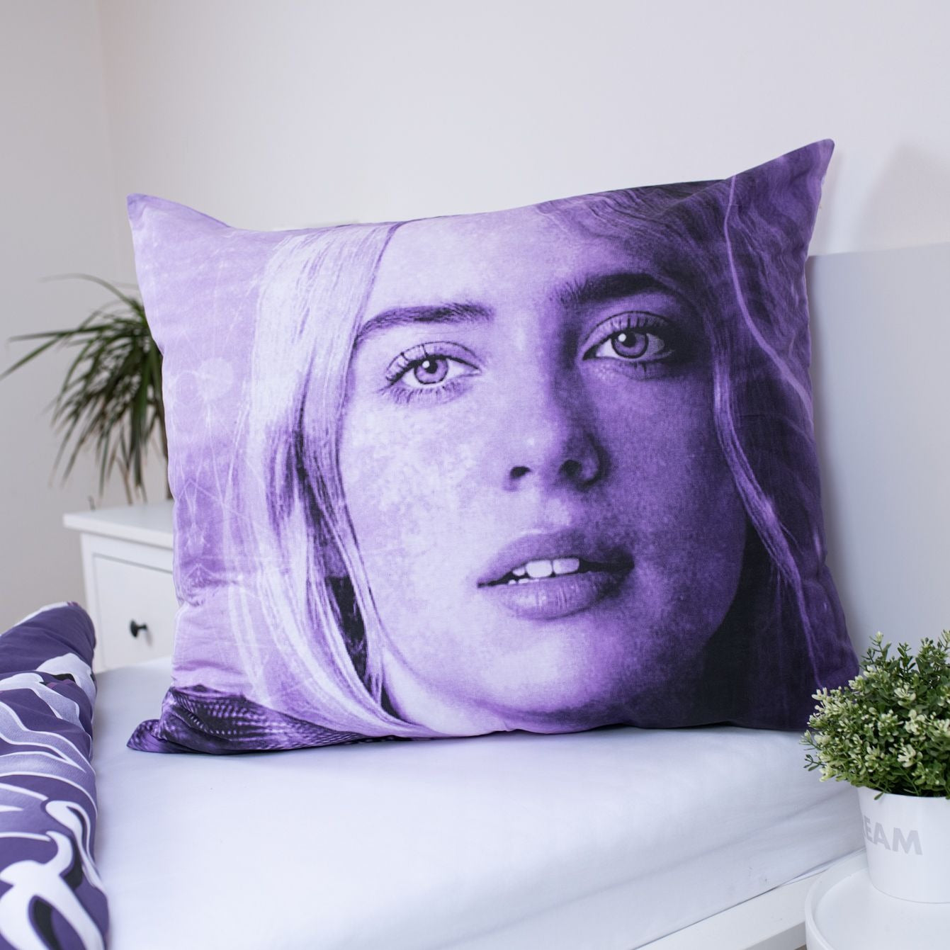 Billie Eilish Bettwäsche-Set aus Baumwolle - 140 x 200 cm + 70 x 90 cm