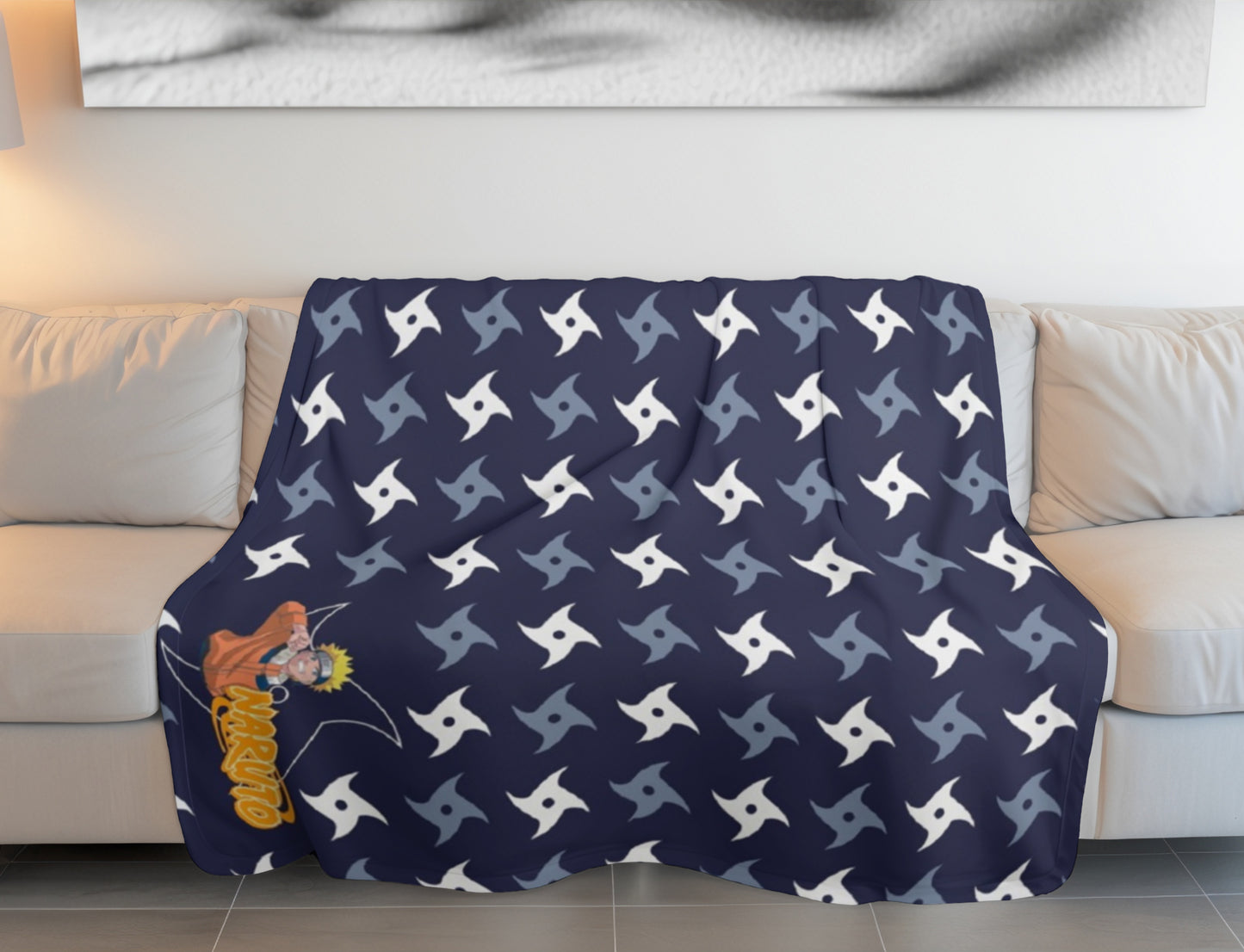 Naruto Wohndecke – Weiches & leichtes Decke für Bett & Sofa (180x200 cm)