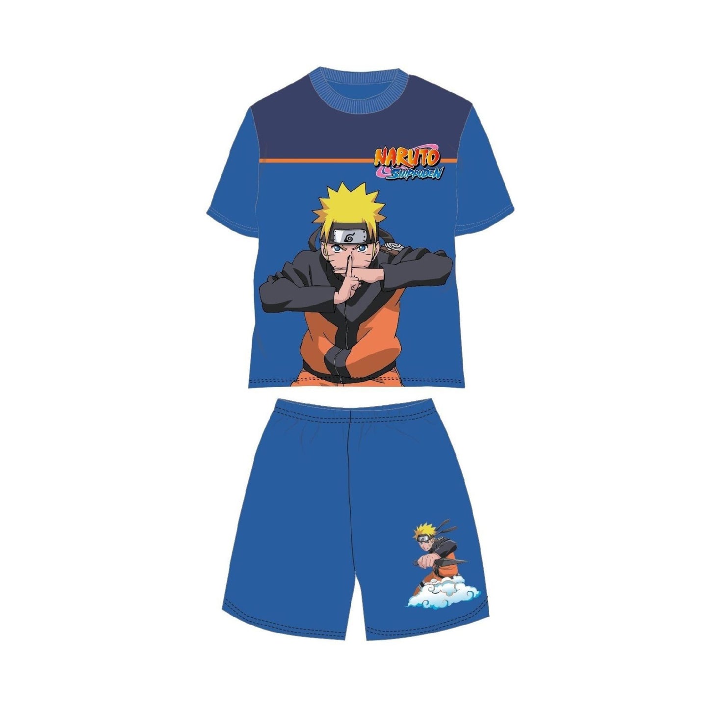 Naruto Shortama – Kinderpyjama & Anime Schlafanzug aus 100% Baumwolle