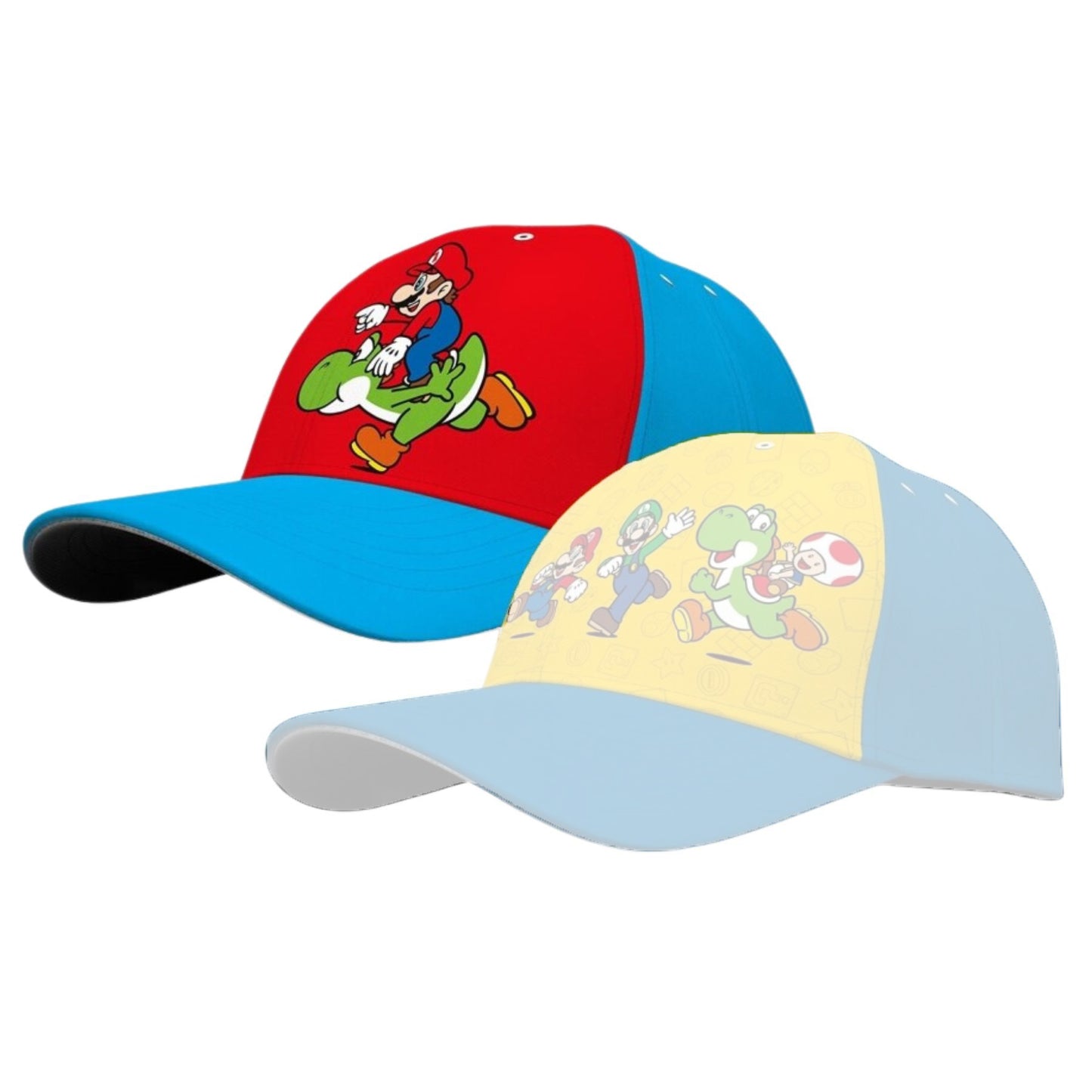 Super Mario Cap – Klassische Baseball Cap aus 100% Baumwolle, mit Super Mario Logo