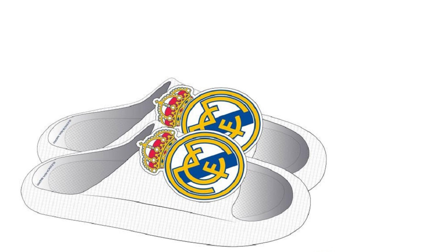 Real Madrid Badelatschen Erwachsene – EVA Fan-Schuhe Strand & Freizeit
