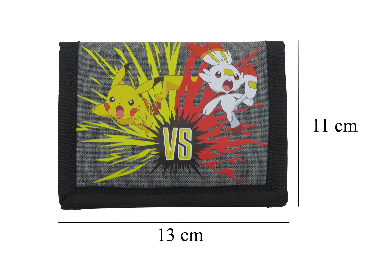 Pokémon Geldbörse mit Klettverschluss und Münzfach