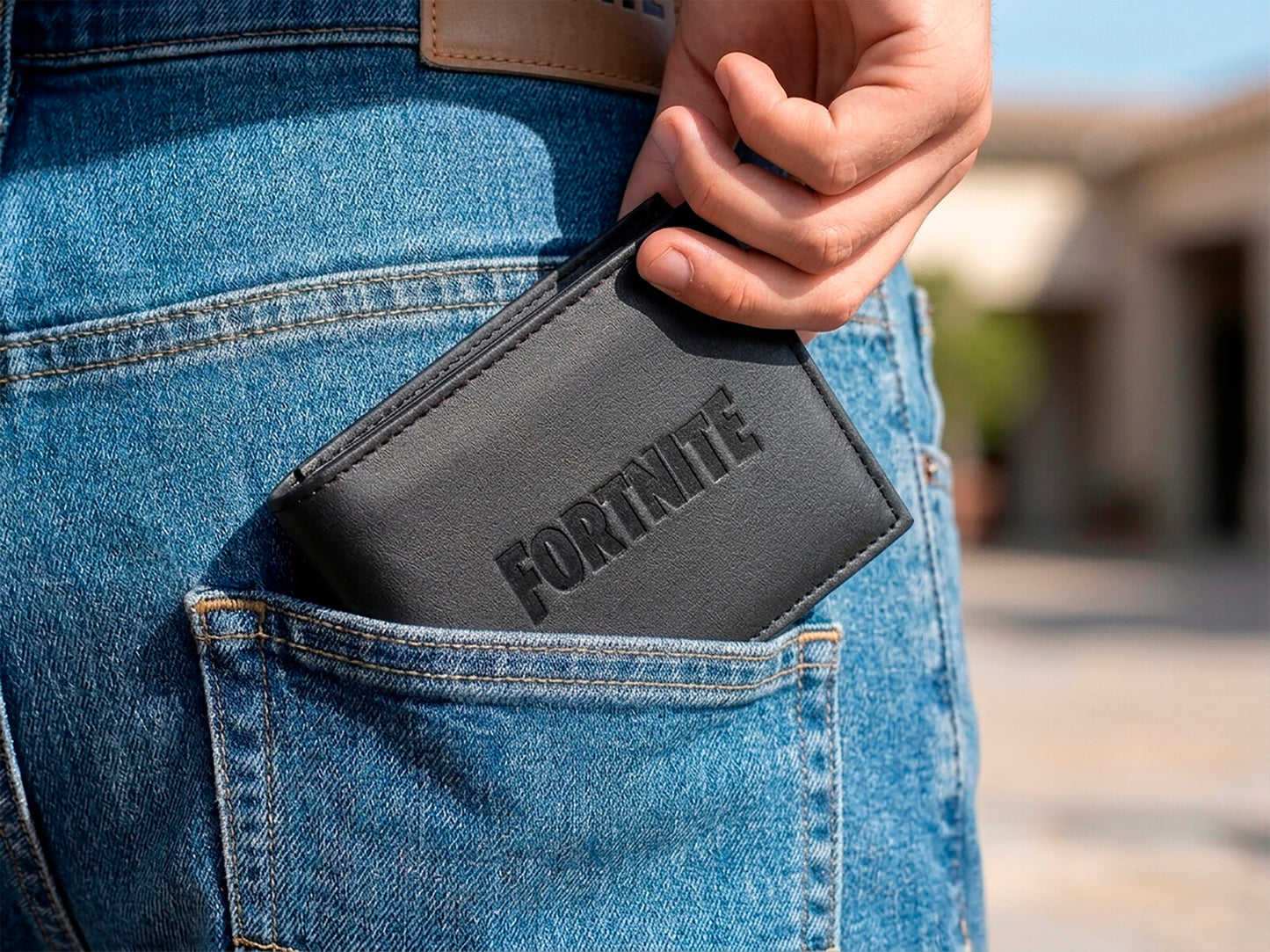 Fortnite Where We Droppin Geldbörse Portemonnaie Wallet mit Kartenfächern und Geldscheinfach