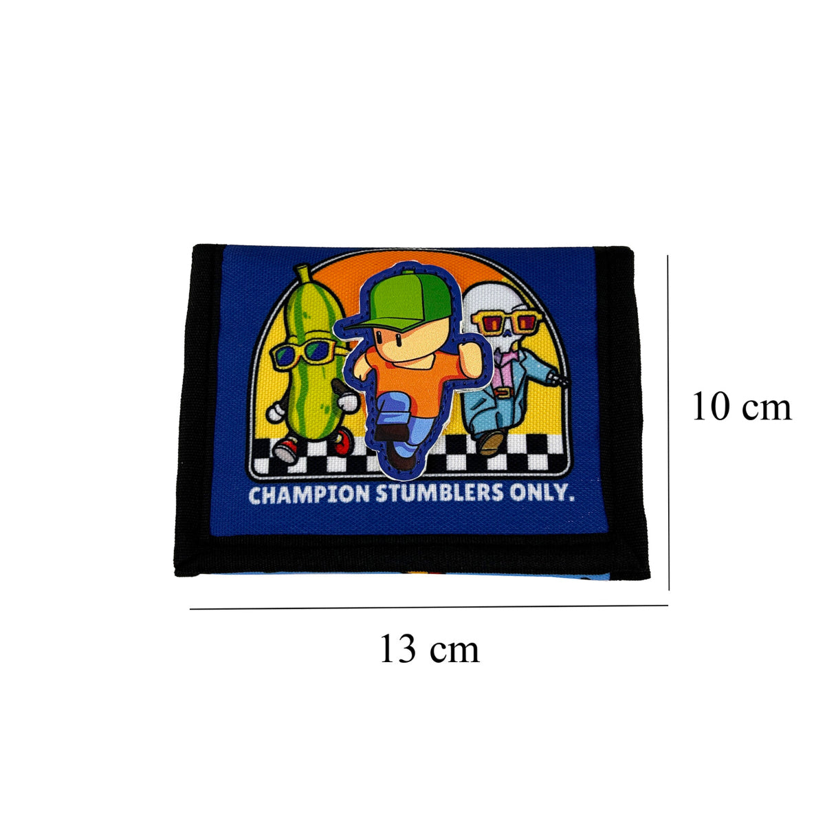 Stumble Guys Geldbörse Kinder Brieftasche Kartenfach Münzfach 10 cm
