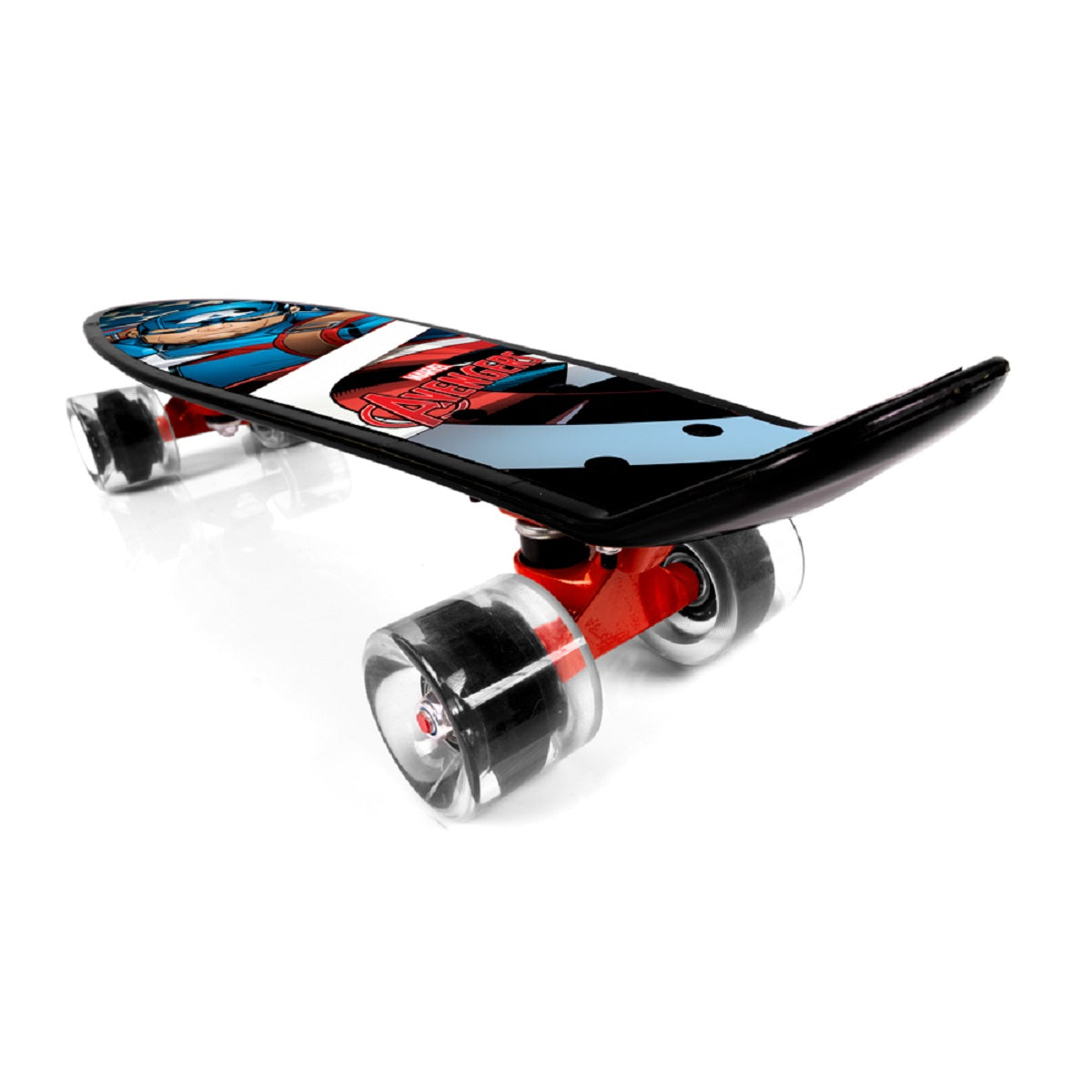 Captain America Pennyboard – Polypropylen-Board mit ABEC-7 Lagern