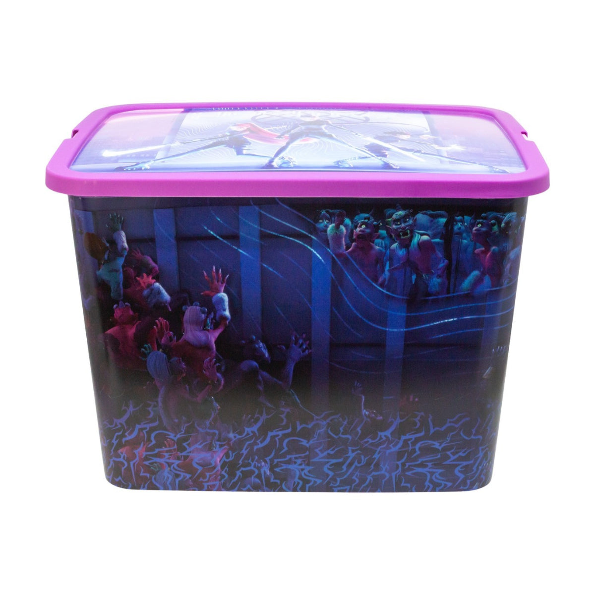KPop Demon Hunters Aufbewahrungsbox 23 Liter Kinder Ordnungsbox mit Klickverschluss