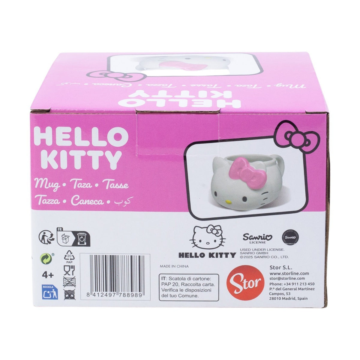 Hello Kitty Tasse in Geschenkbox 17 oz für Kaffee Tee Kakao