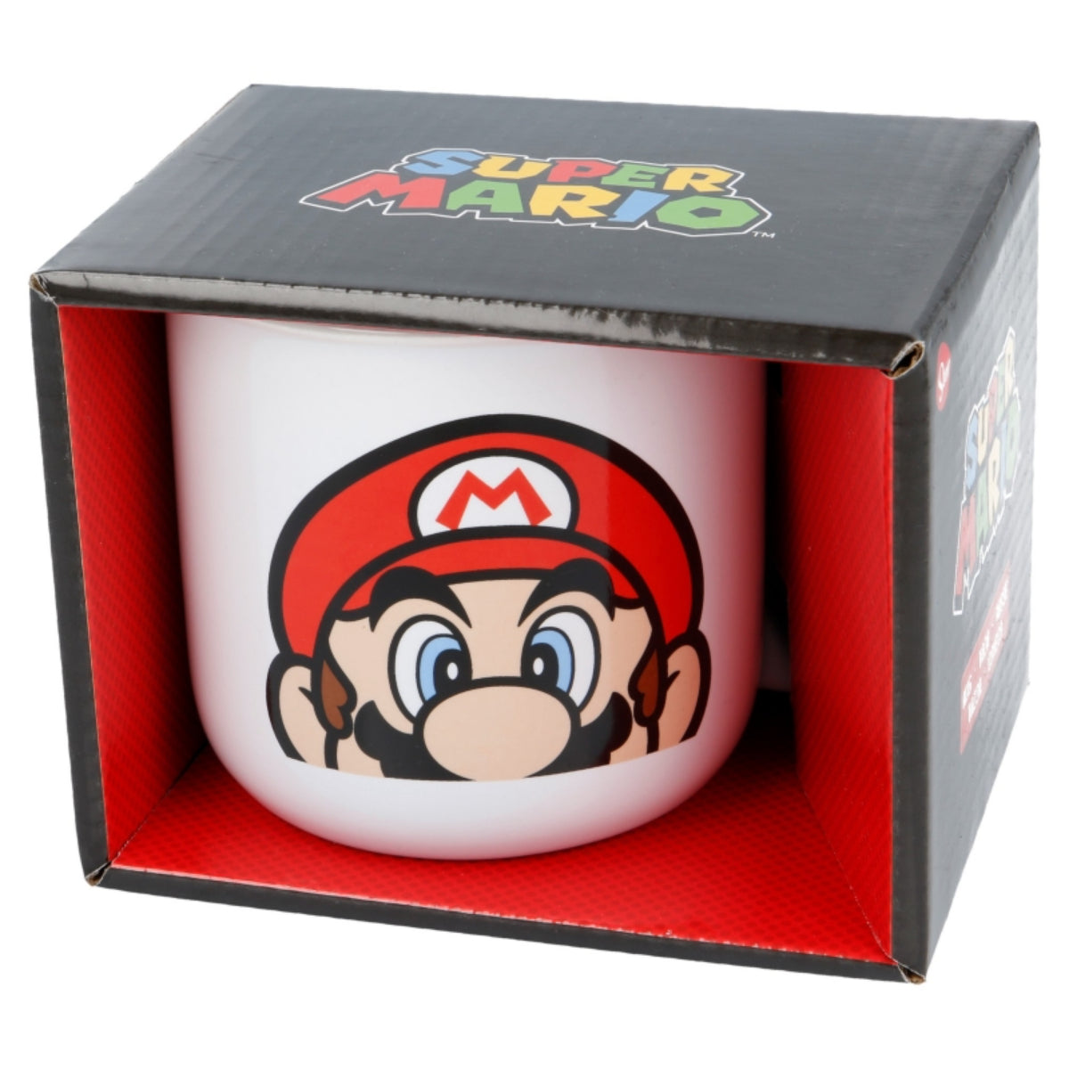 Super Mario Kaffeetasse 400 ml mit Geschenkverpackung 14 oz