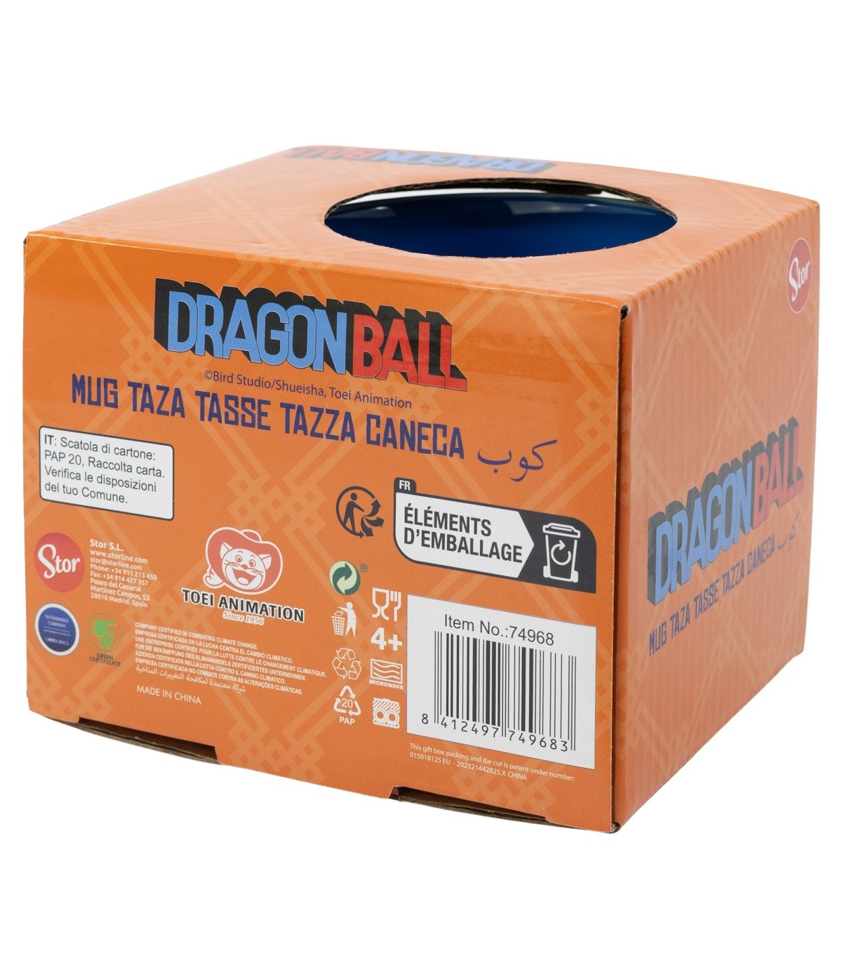 Dragon Ball Keramiktasse 380 ml Elite Mug Geschenkbox Anime