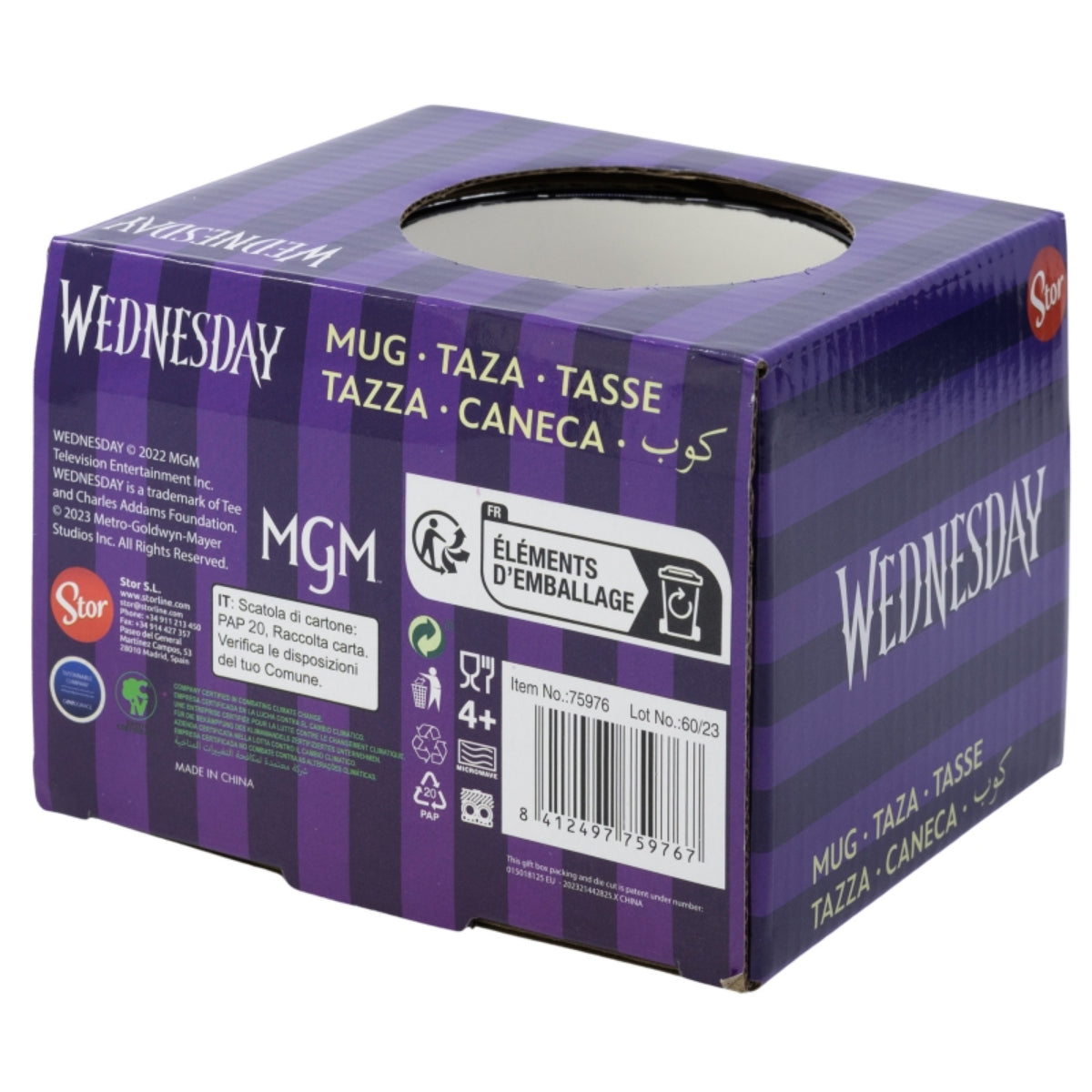 Wednesday Kaffeetasse 380 ml mit Geschenkverpackung 13 oz