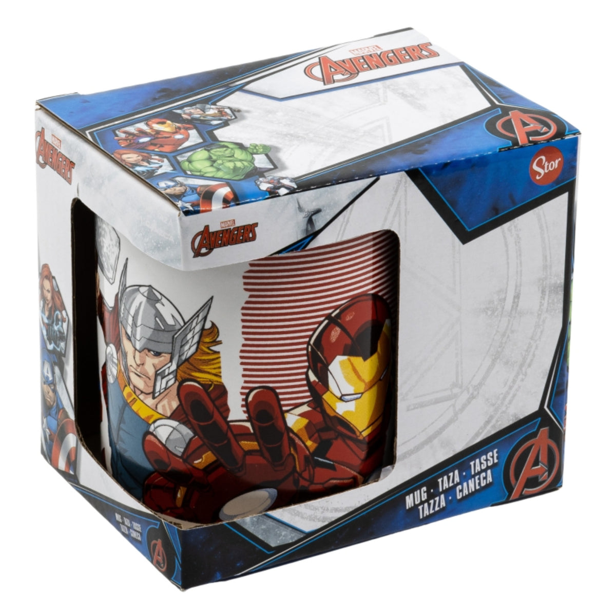 Avengers Comic Heroes Tasse 325ml Marvel Keramikbecher im Geschenkset