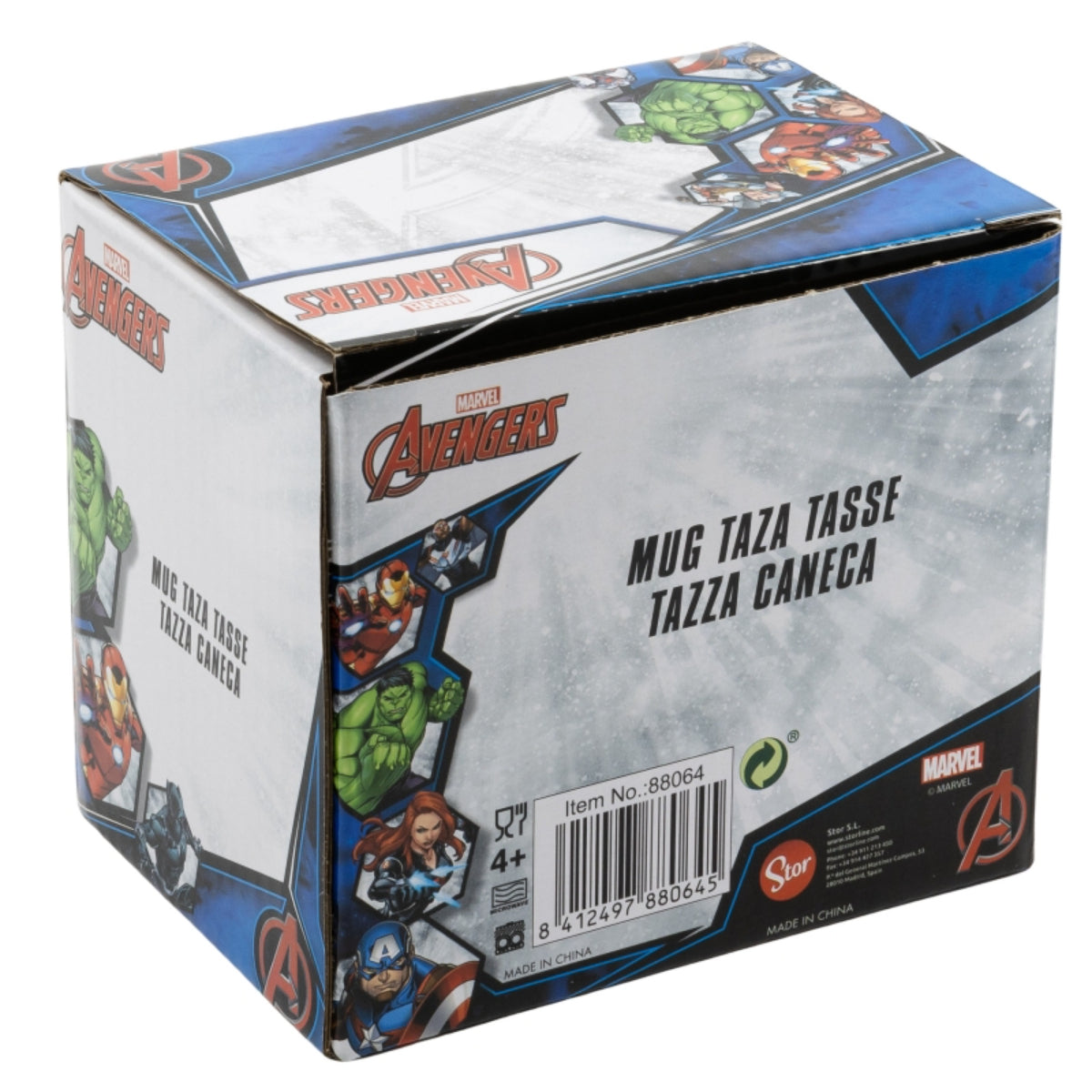 Avengers Comic Heroes Tasse 325ml Marvel Keramikbecher im Geschenkset