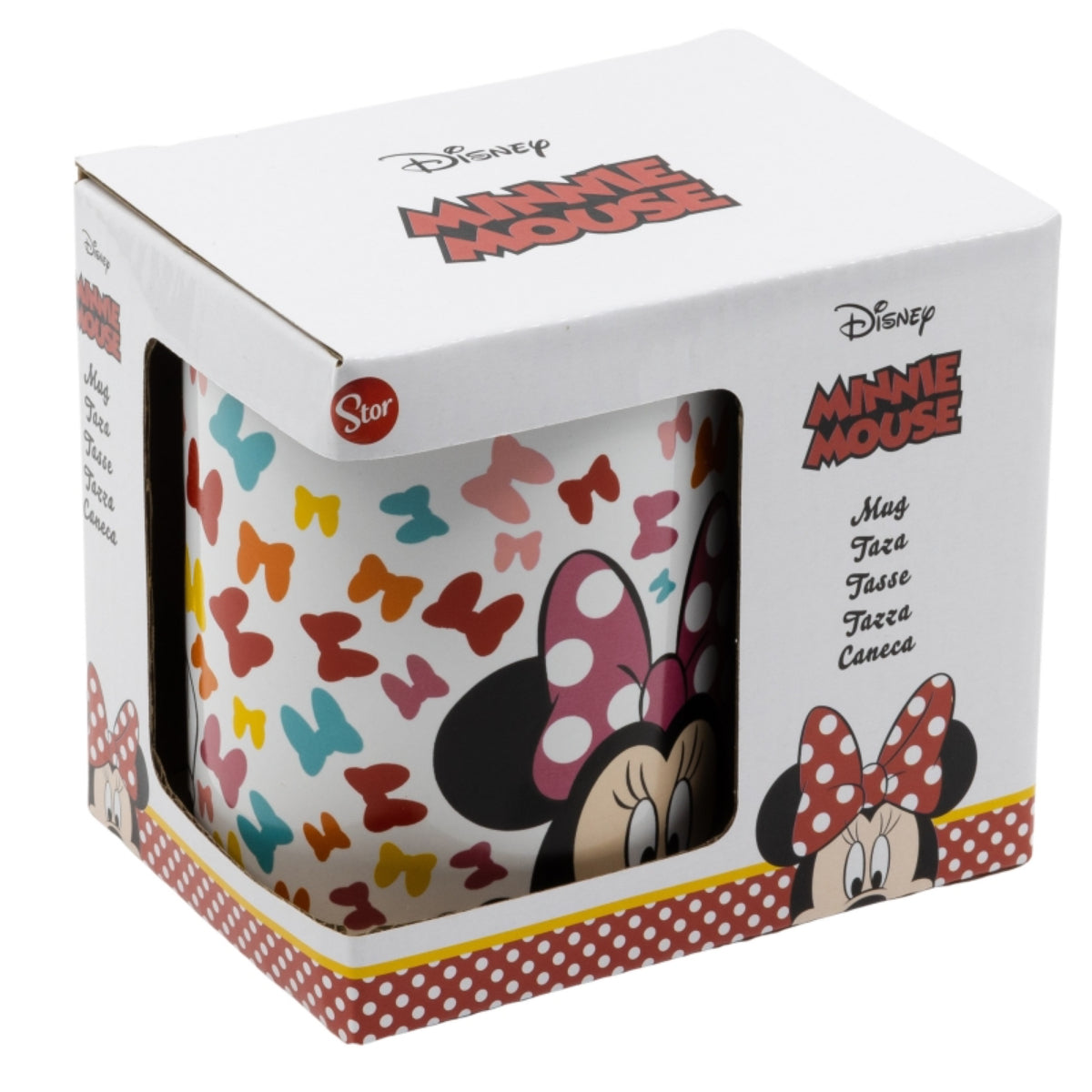 Disney Minnie Mouse Tasse 325ml – So Edgy Bows Keramikbecher im Geschenkset