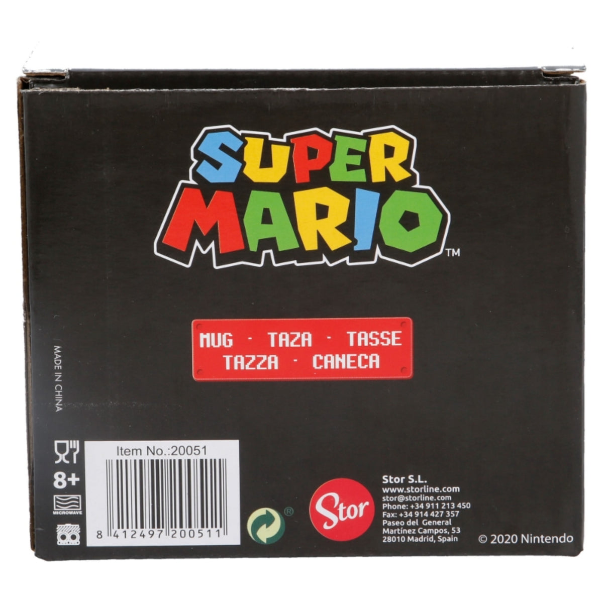 Super Mario Kaffeetasse 325 ml mit Geschenkverpackung 11 oz