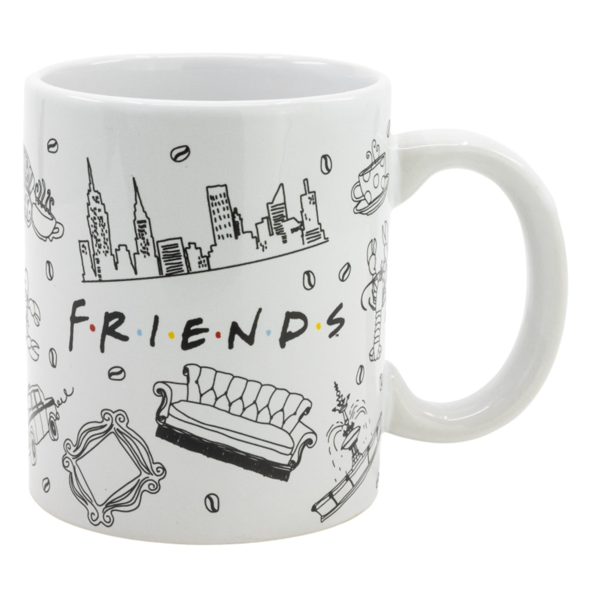 FRIENDS Kaffeebecher 325ml Fanartikel aus der Kultserie – Geschenkidee