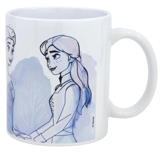 Disney Frozen II Becher – 325ml Tasse mit Elsa und Anna Geschenkverpackung enthalten